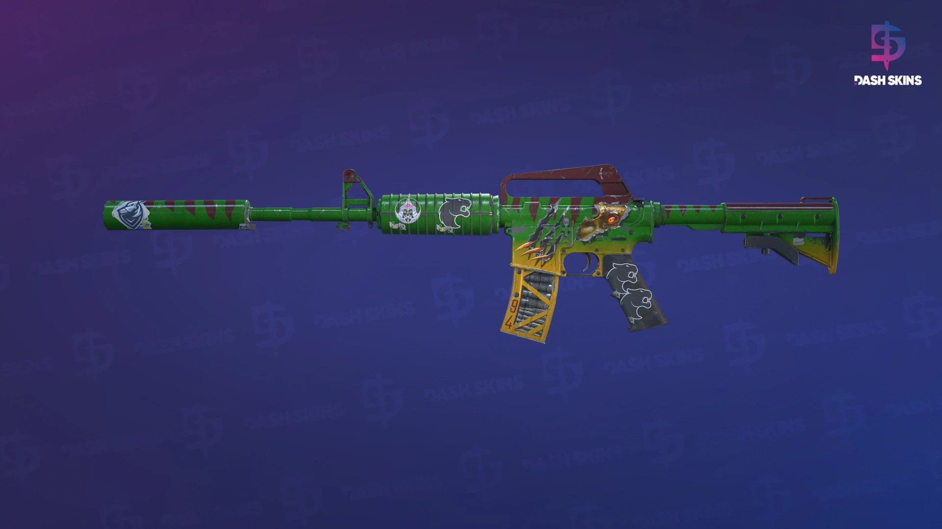 M4A1-S | Emphorosaur-S (Well-Worn) Screenshot Playside