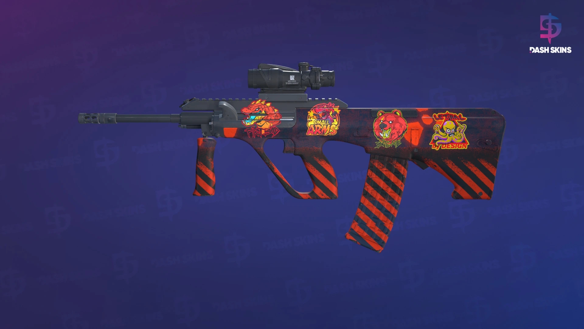 AUG | Radiation Hazard (Factory New) Screenshot Playside