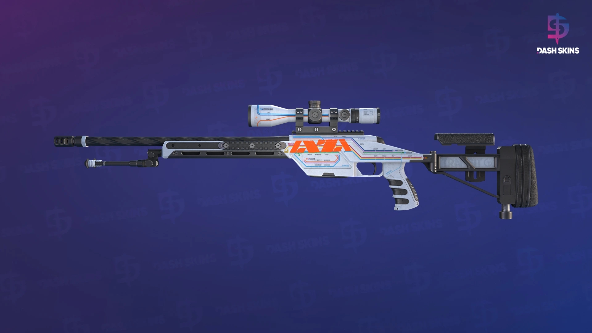 SSG 08 | Rapid Transit (Minimal Wear) Screenshot Playside