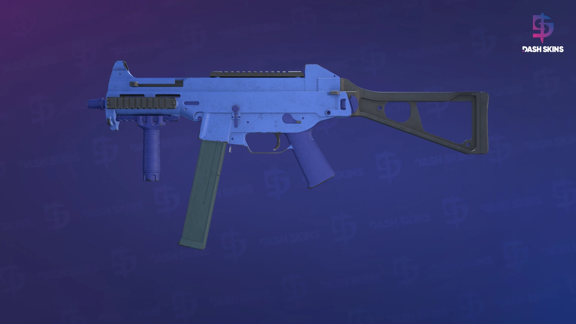 UMP-45 | Indigo (Field-Tested) Screenshot Playside