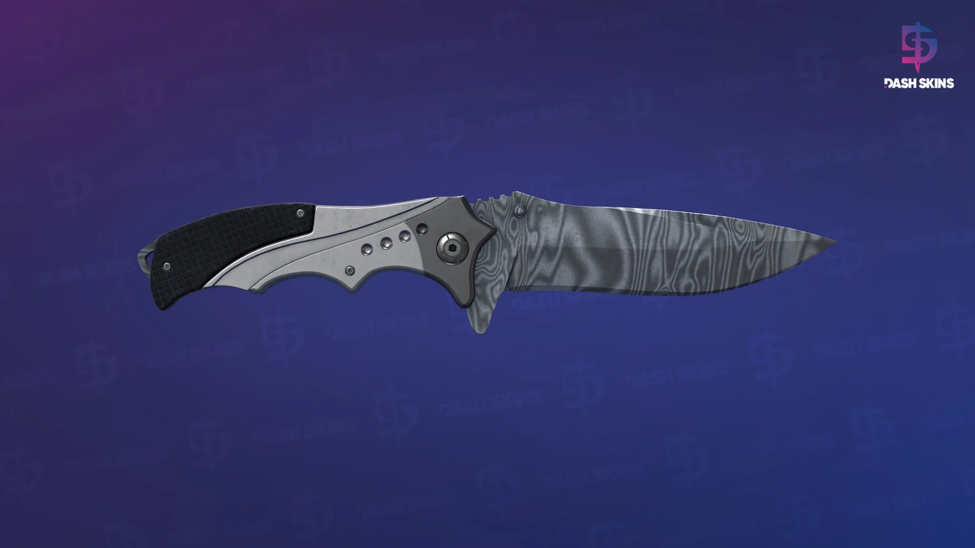 ★ Nomad Knife | Damascus Steel (Well-Worn) Screenshot Playside