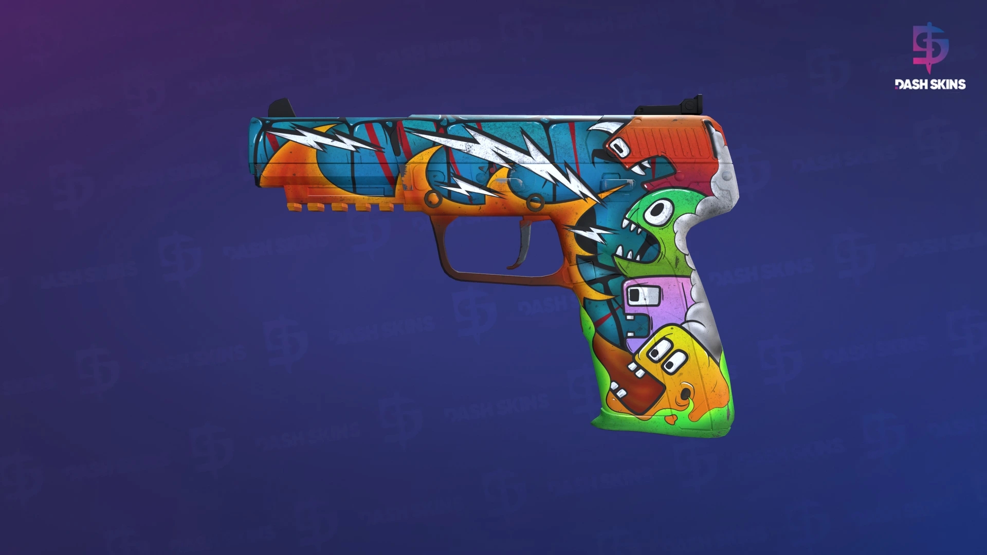 Five-SeveN | Angry Mob (Factory New) Screenshot Playside