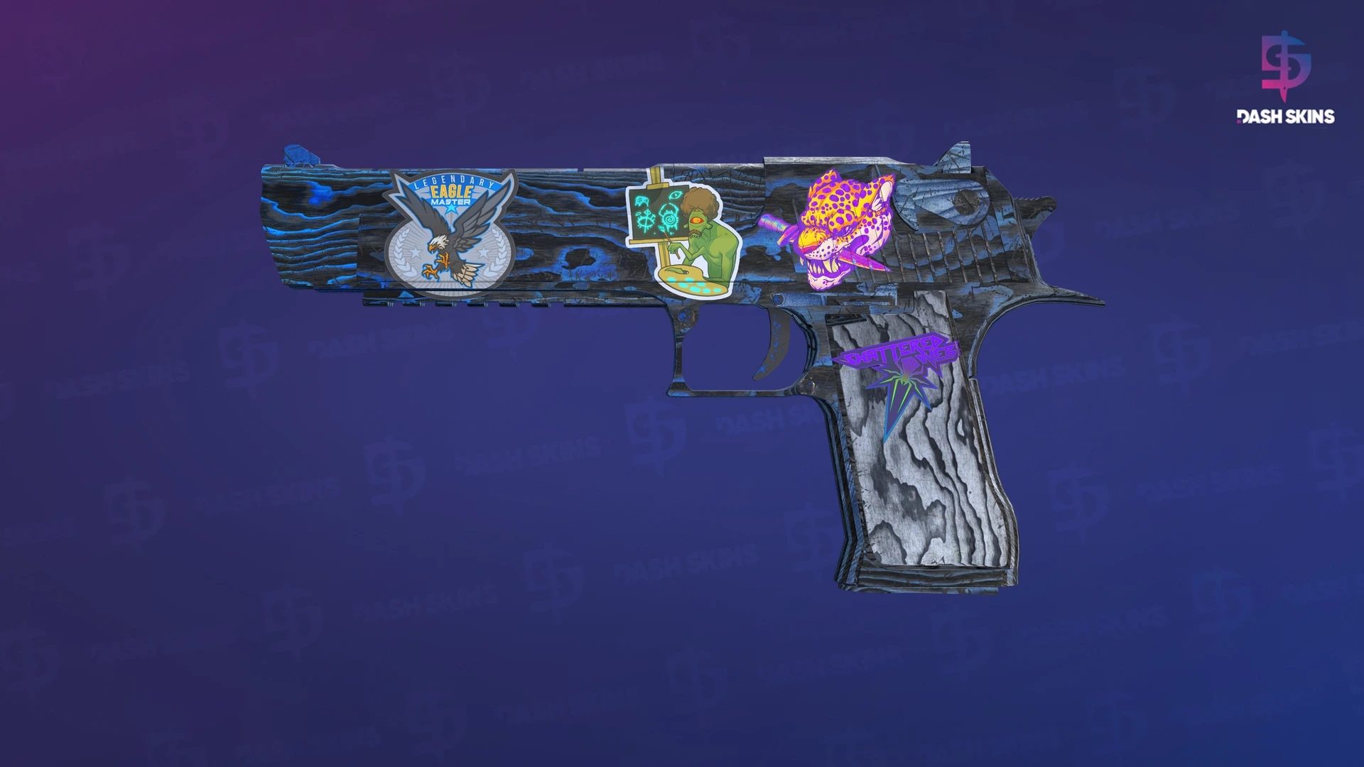 Desert Eagle | Blue Ply (Battle-Scarred) Screenshot Playside