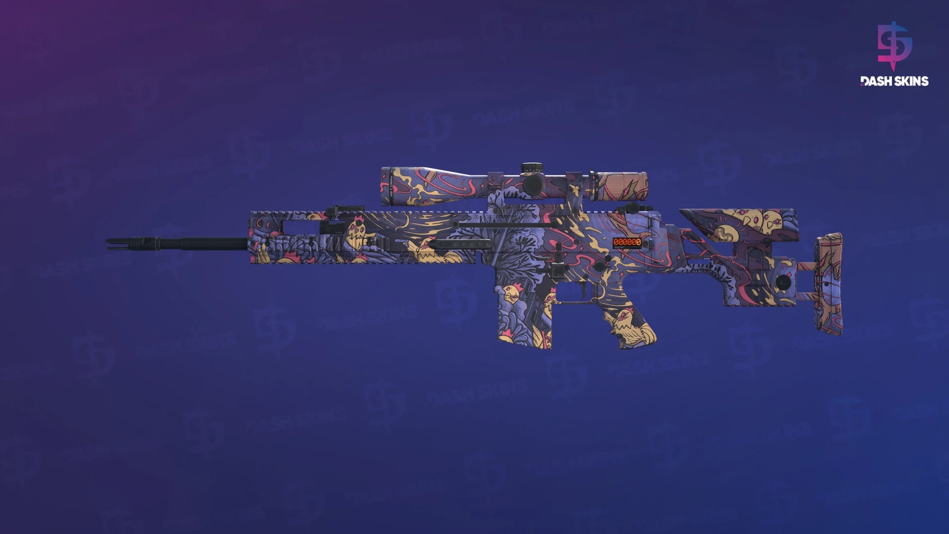 StatTrak™ SCAR-20 | Poultrygeist (Factory New) Screenshot Playside
