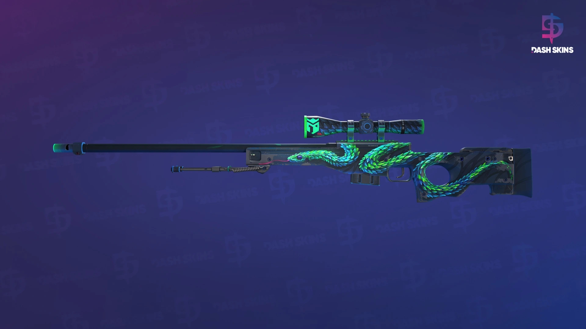 AWP | Atheris (Well-Worn) Screenshot Playside