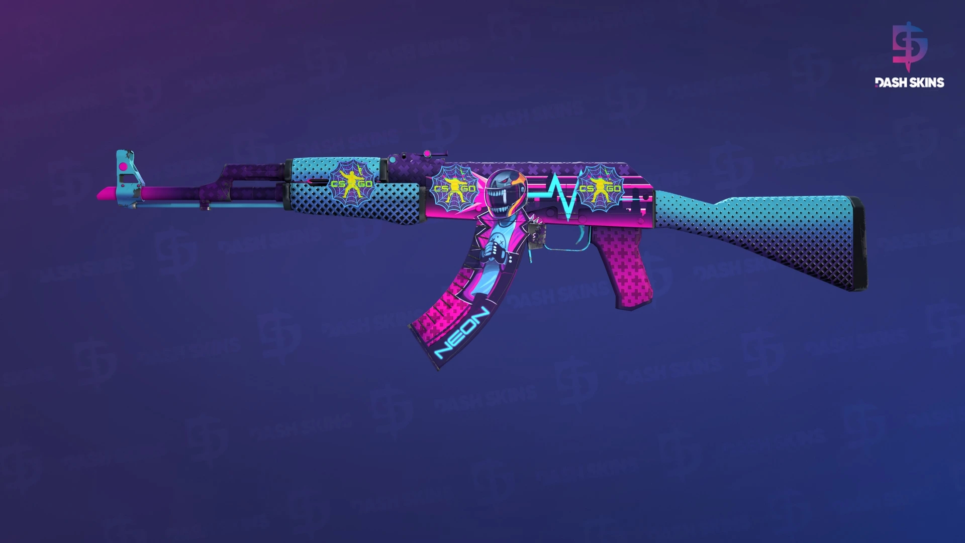 AK-47 | Neon Rider (Minimal Wear) Screenshot Playside