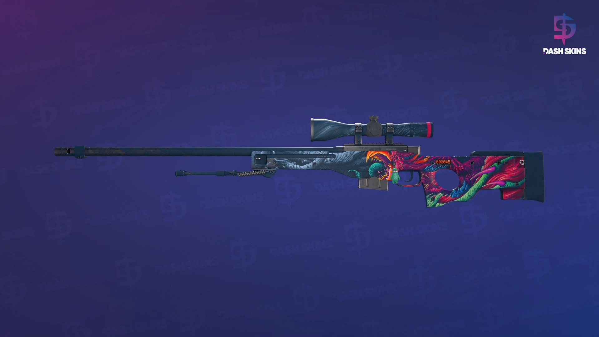 StatTrak™ AWP | Hyper Beast (Minimal Wear) Screenshot Playside