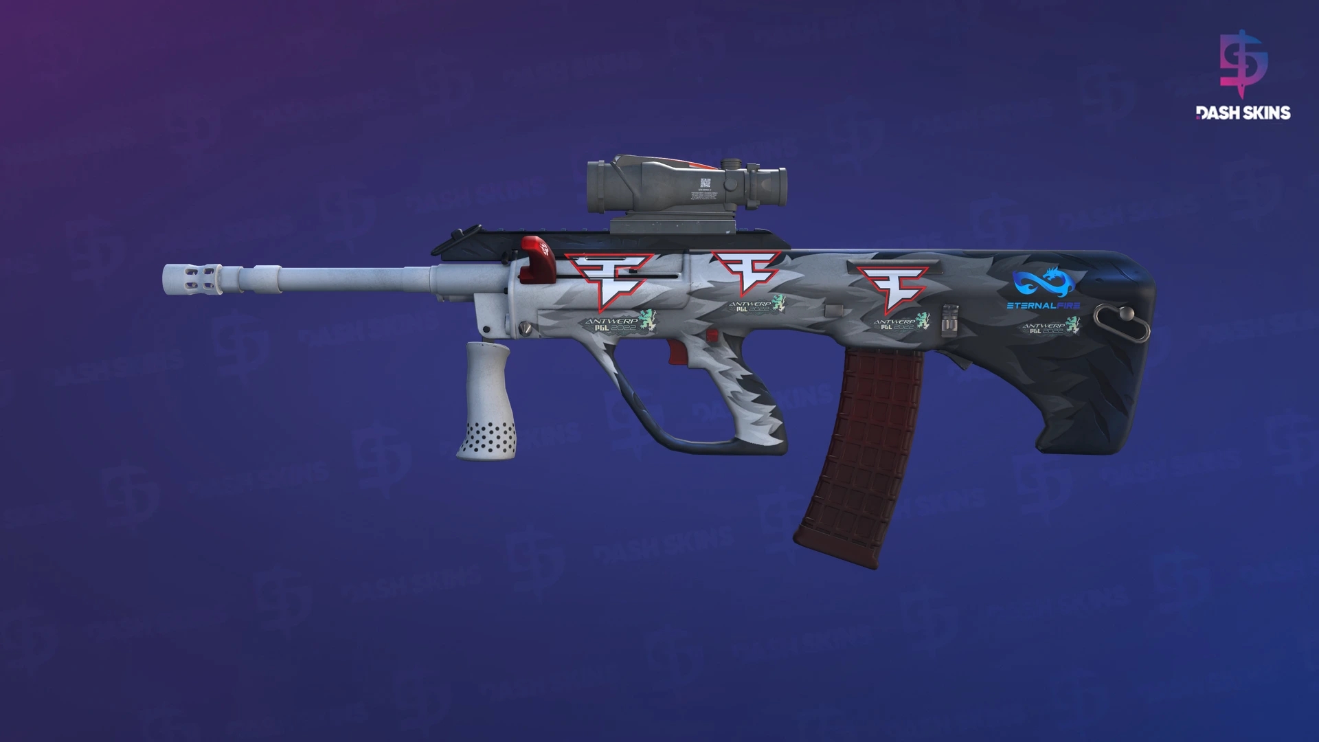 AUG | Arctic Wolf (Field-Tested) Screenshot Playside