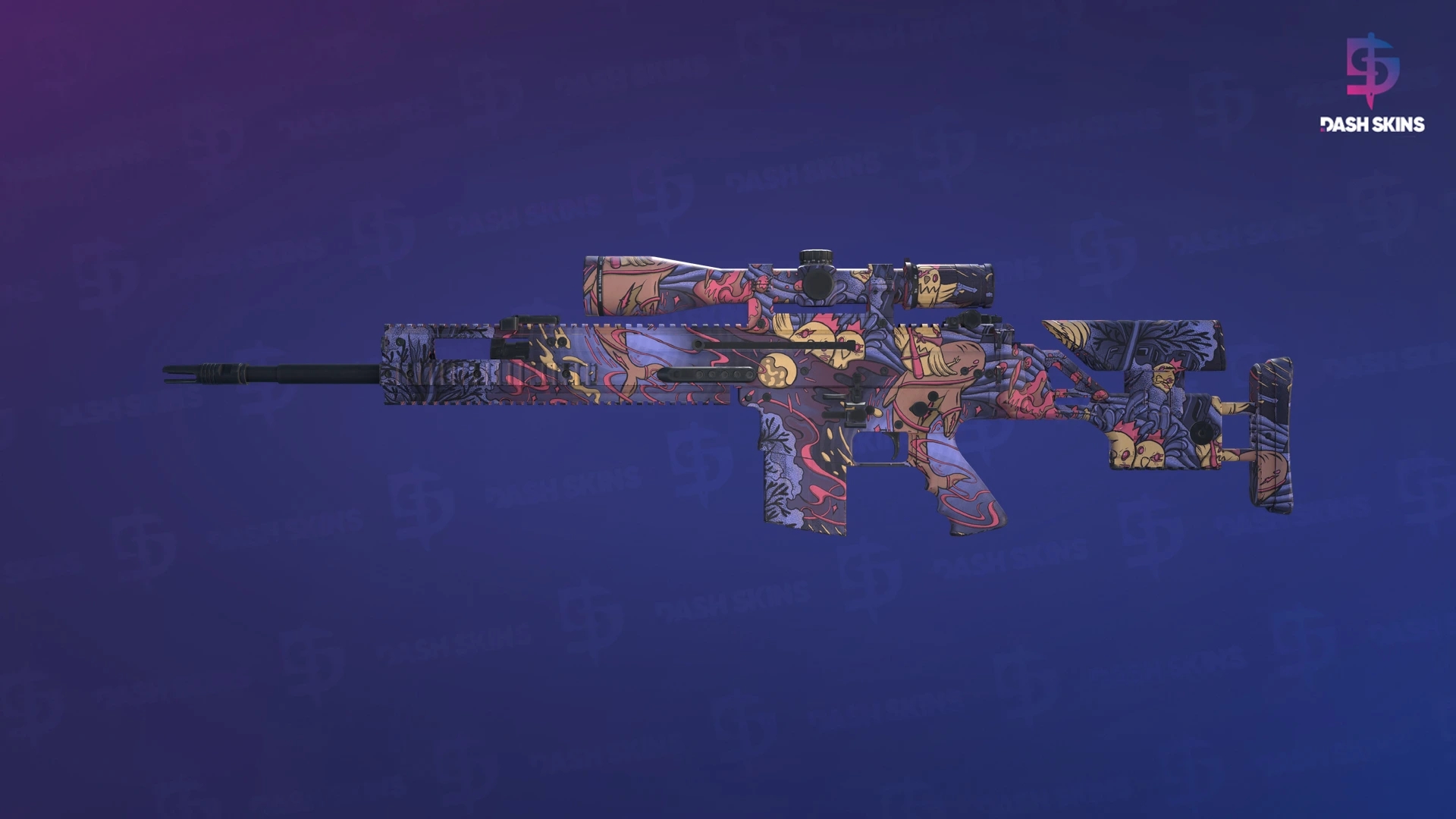 SCAR-20 | Poultrygeist (Factory New) Screenshot Playside