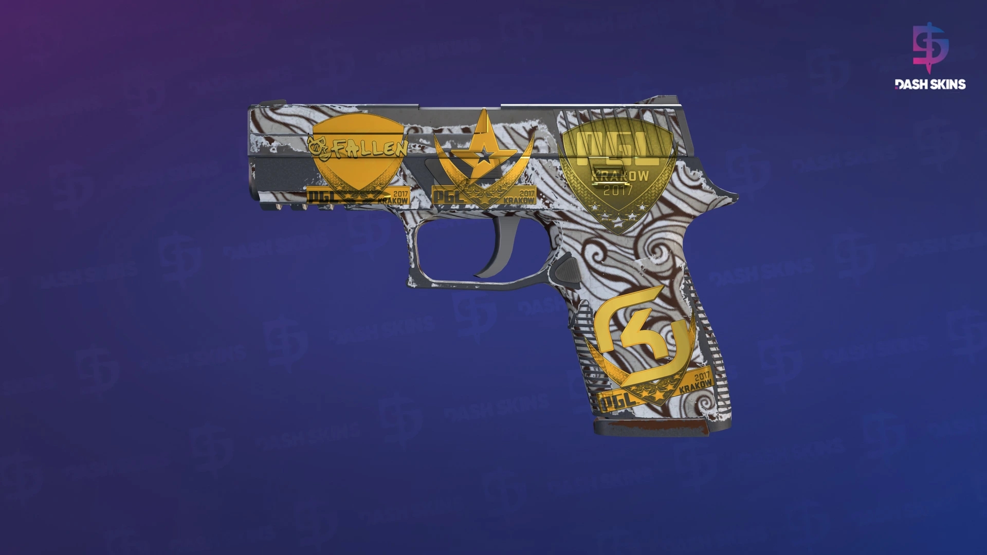 Souvenir P250 | Gunsmoke (Well-Worn) Screenshot Playside