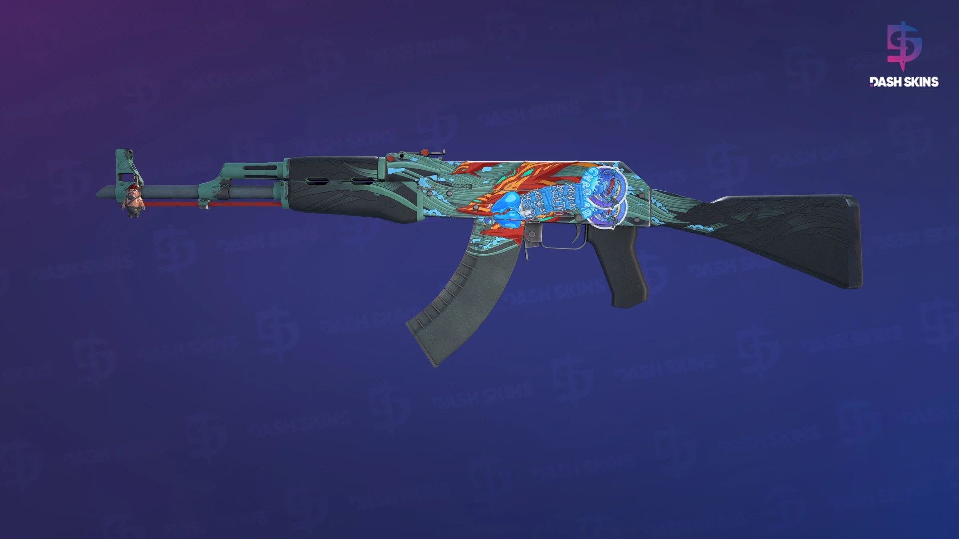 AK-47 | Aquamarine Revenge (Field-Tested) Screenshot Playside