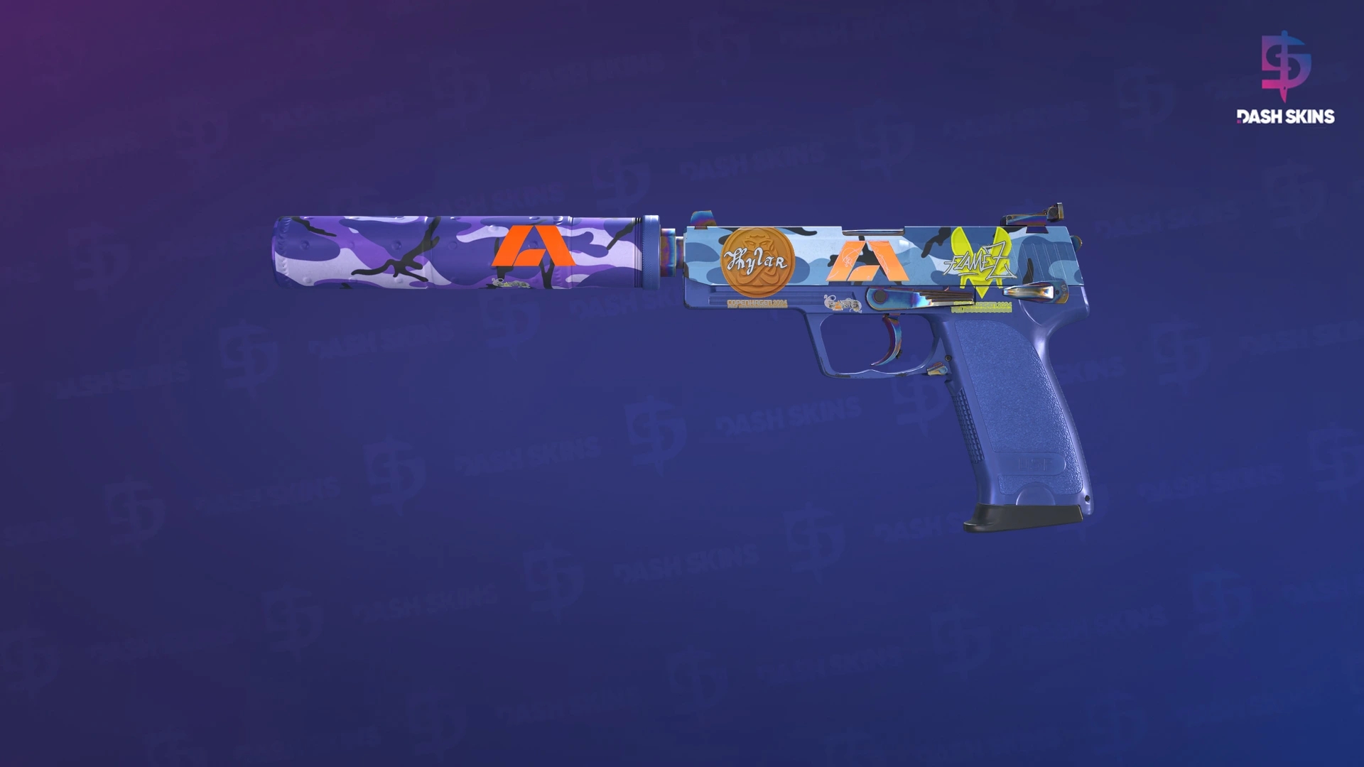 USP-S | Alpine Camo (Minimal Wear) Screenshot Playside