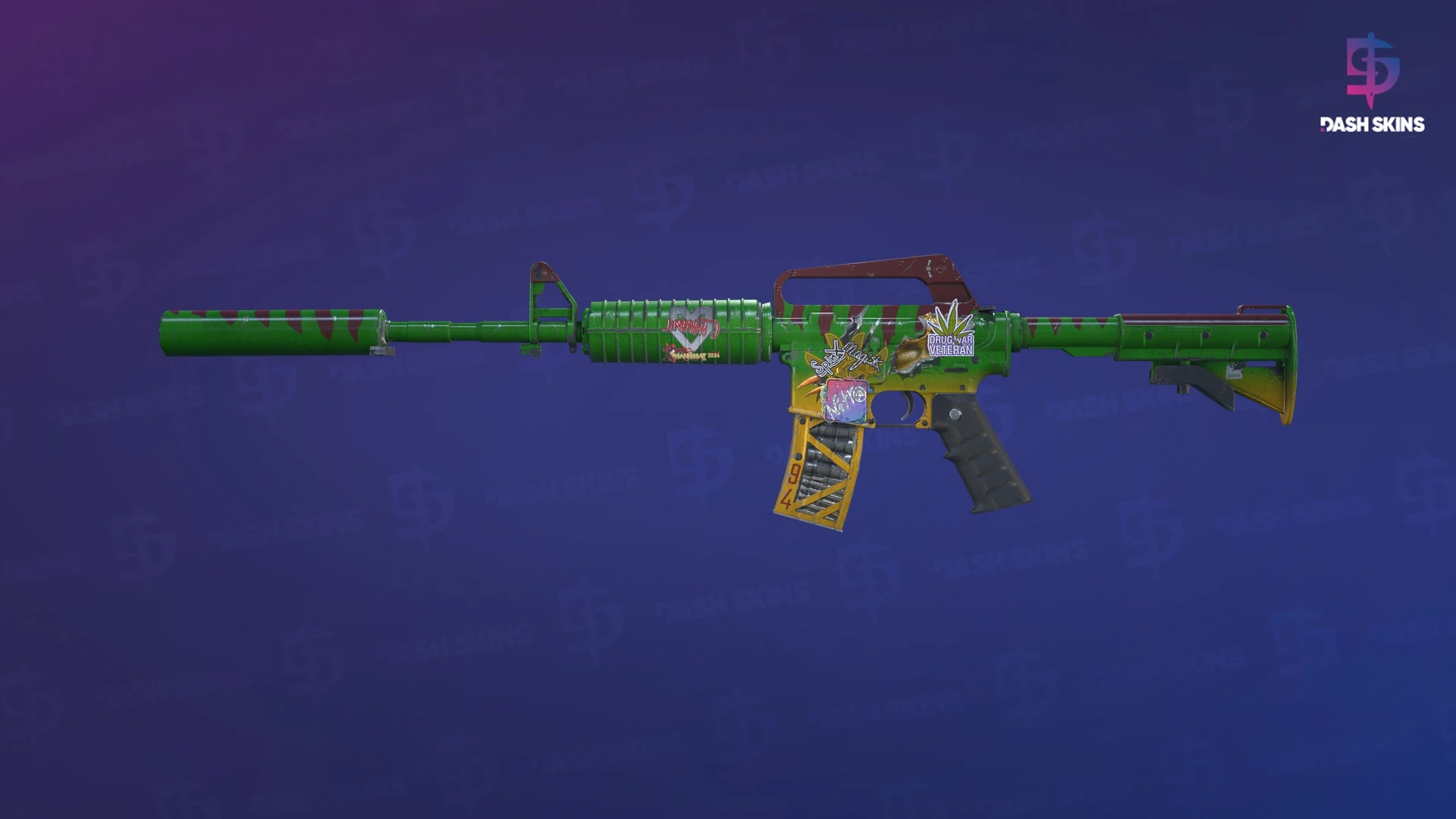 M4A1-S | Emphorosaur-S (Well-Worn) Screenshot Playside