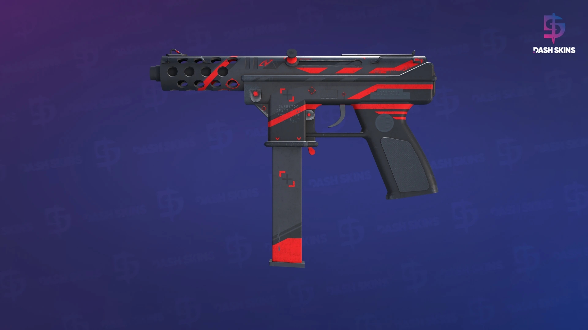 Tec-9 | Isaac (Well-Worn) Screenshot Playside