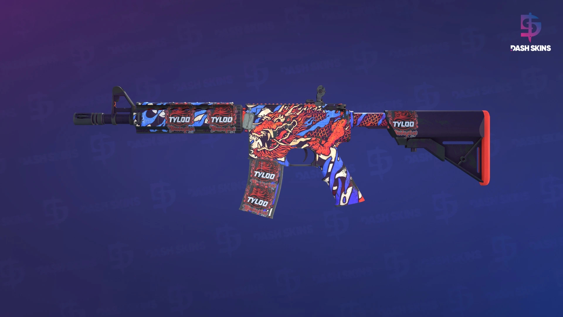 M4A4 | 龍王 (Dragon King) (Field-Tested) Screenshot Playside