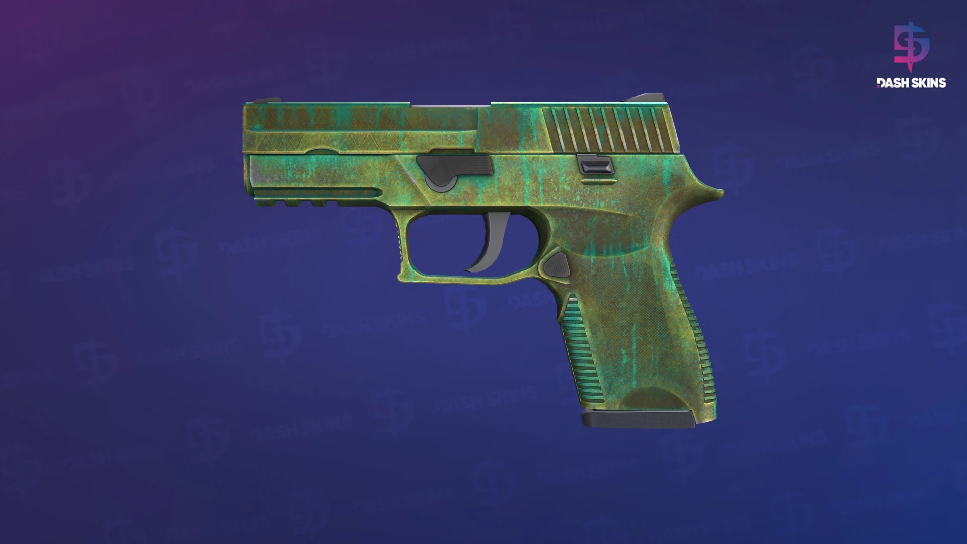 P250 | Verdigris (Battle-Scarred) Screenshot Playside
