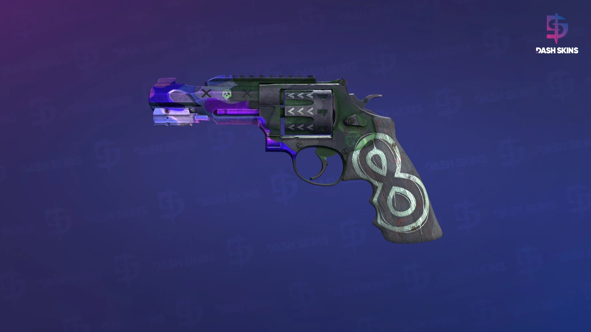 R8 Revolver | Crazy 8 (Battle-Scarred) Screenshot Playside
