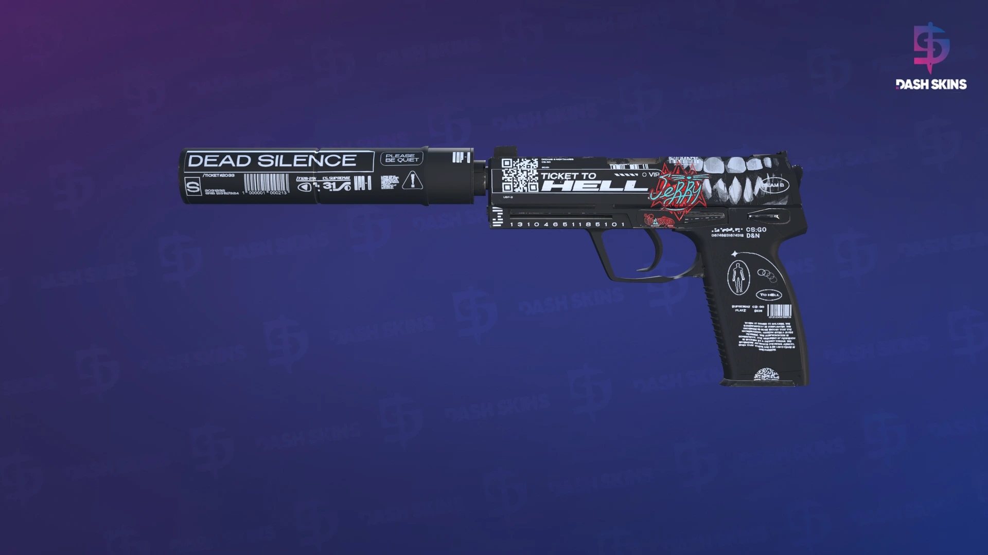 USP-S | Ticket to Hell (Factory New) Screenshot Playside