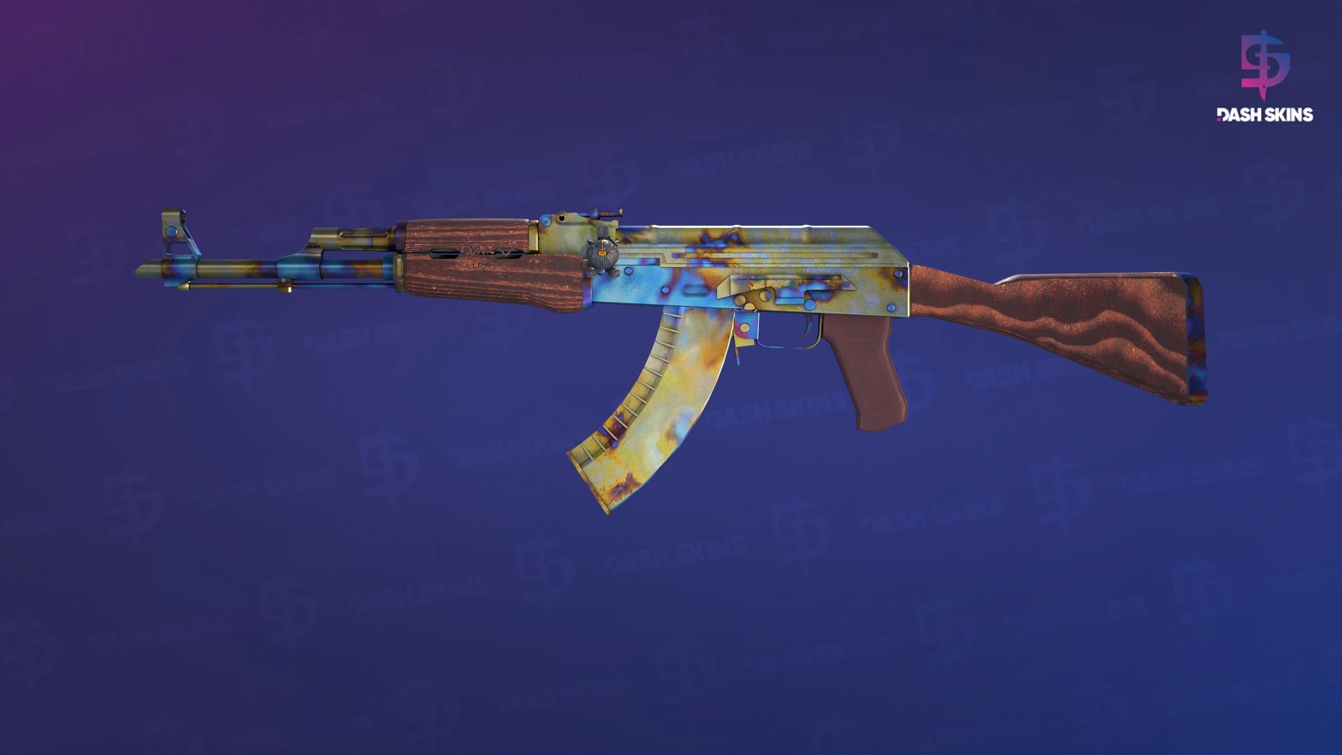 AK-47 | Case Hardened (Minimal Wear) Screenshot Playside