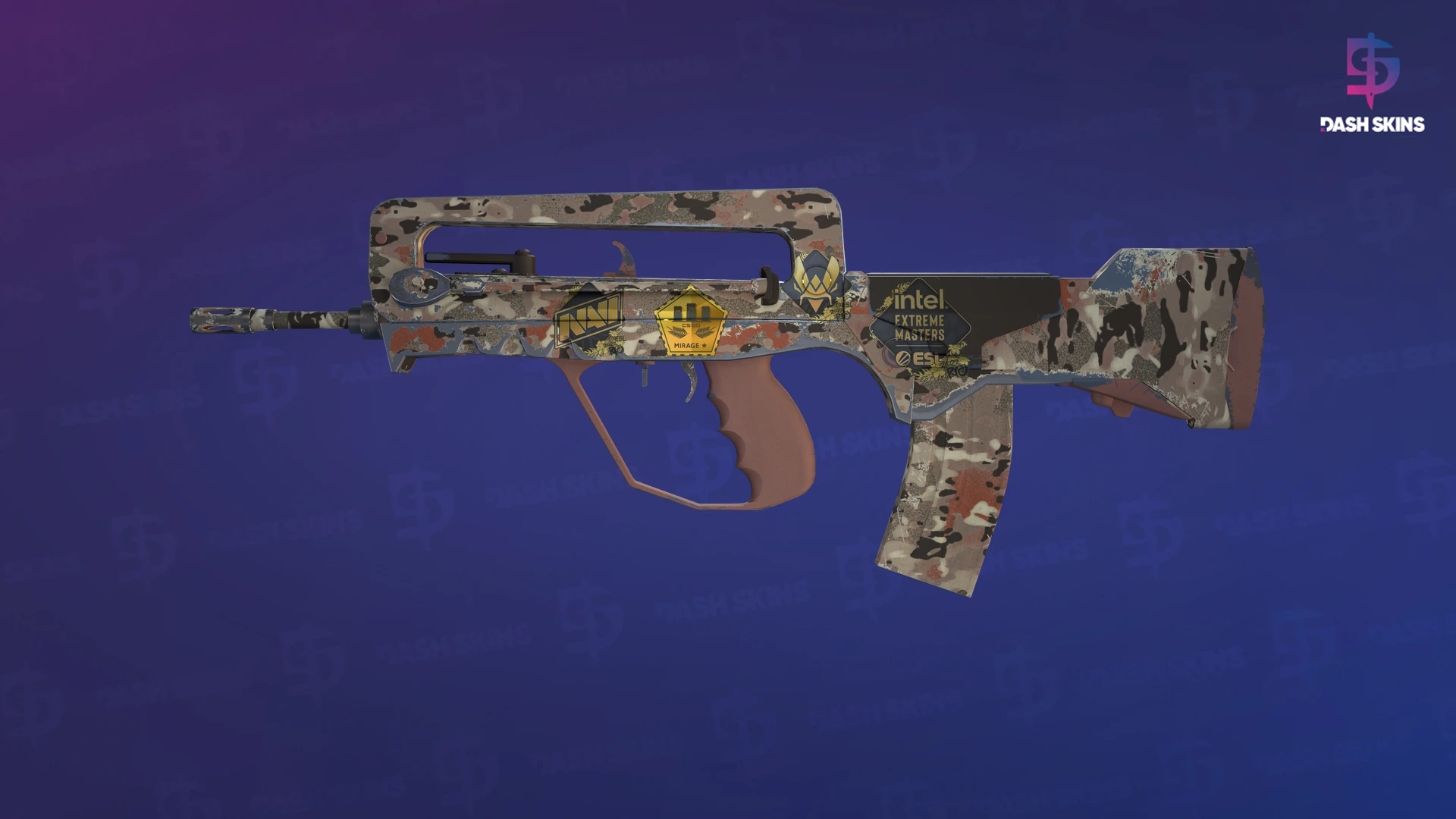 Souvenir FAMAS | CaliCamo (Field-Tested) Screenshot Playside