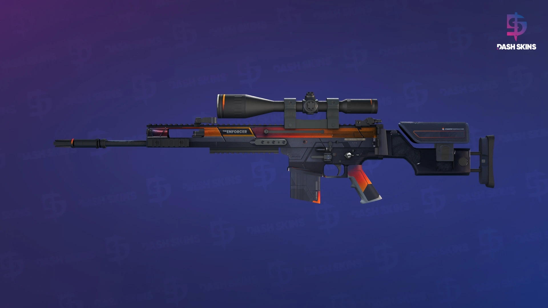 SCAR-20 | Enforcer (Well-Worn) Screenshot Playside