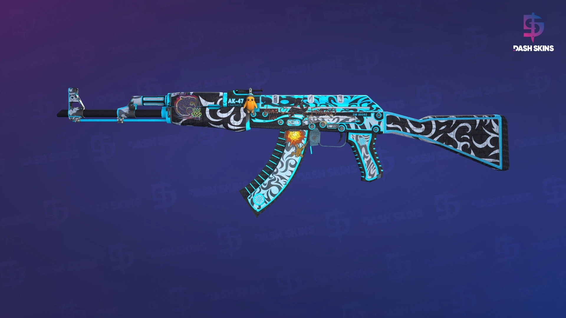 AK-47 | Frontside Misty (Field-Tested) Screenshot Playside