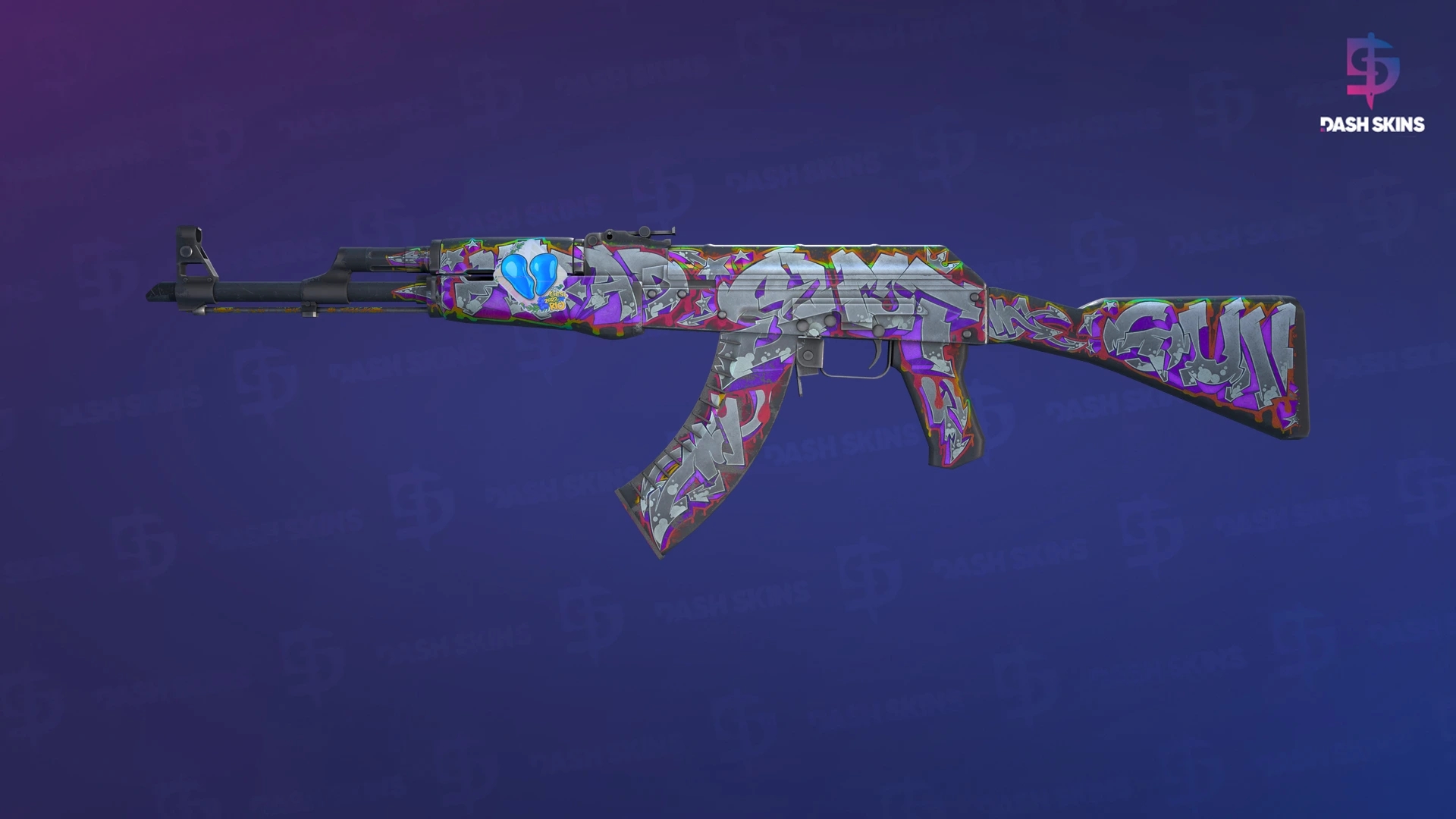 AK-47 | Head Shot (Well-Worn) Screenshot Playside