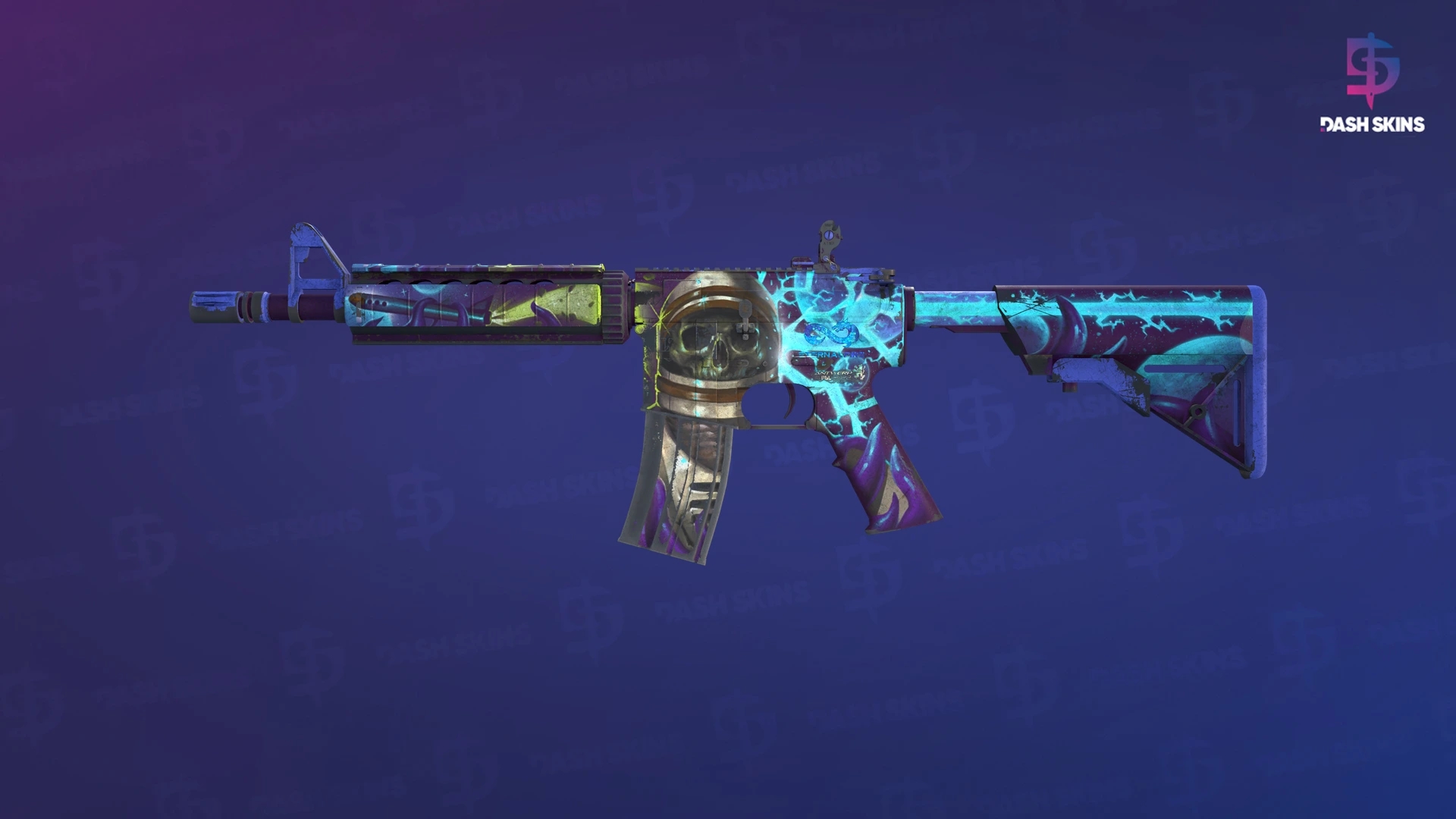 M4A4 | Desolate Space (Battle-Scarred) Screenshot Playside