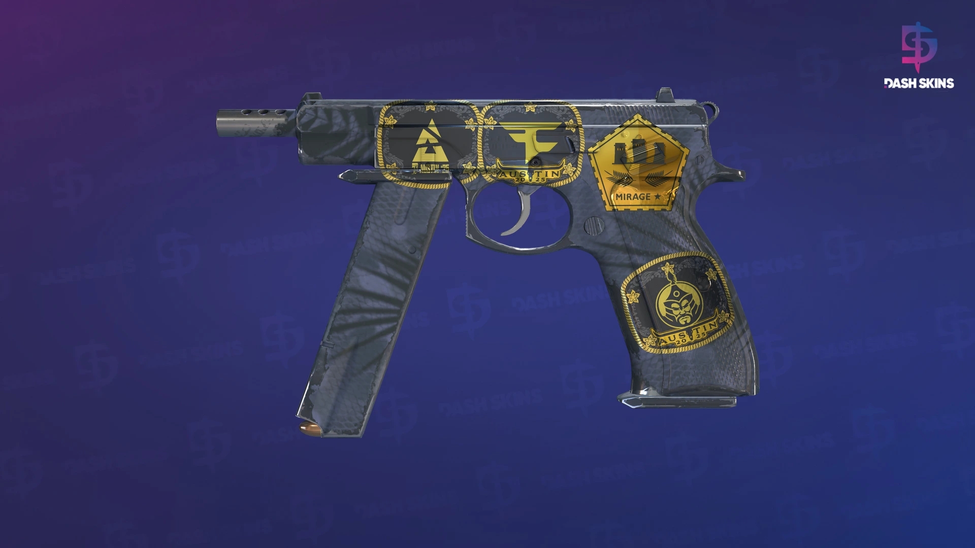 Souvenir CZ75-Auto | Midnight Palm (Field-Tested) Screenshot Playside
