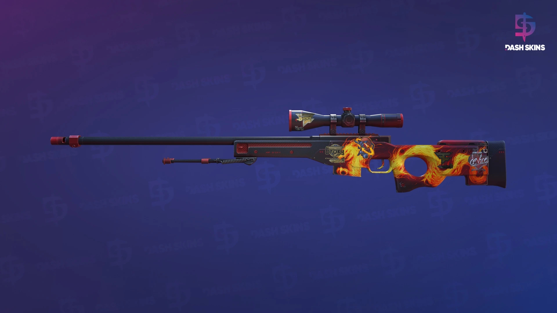 AWP | Wildfire (Minimal Wear) Screenshot Playside