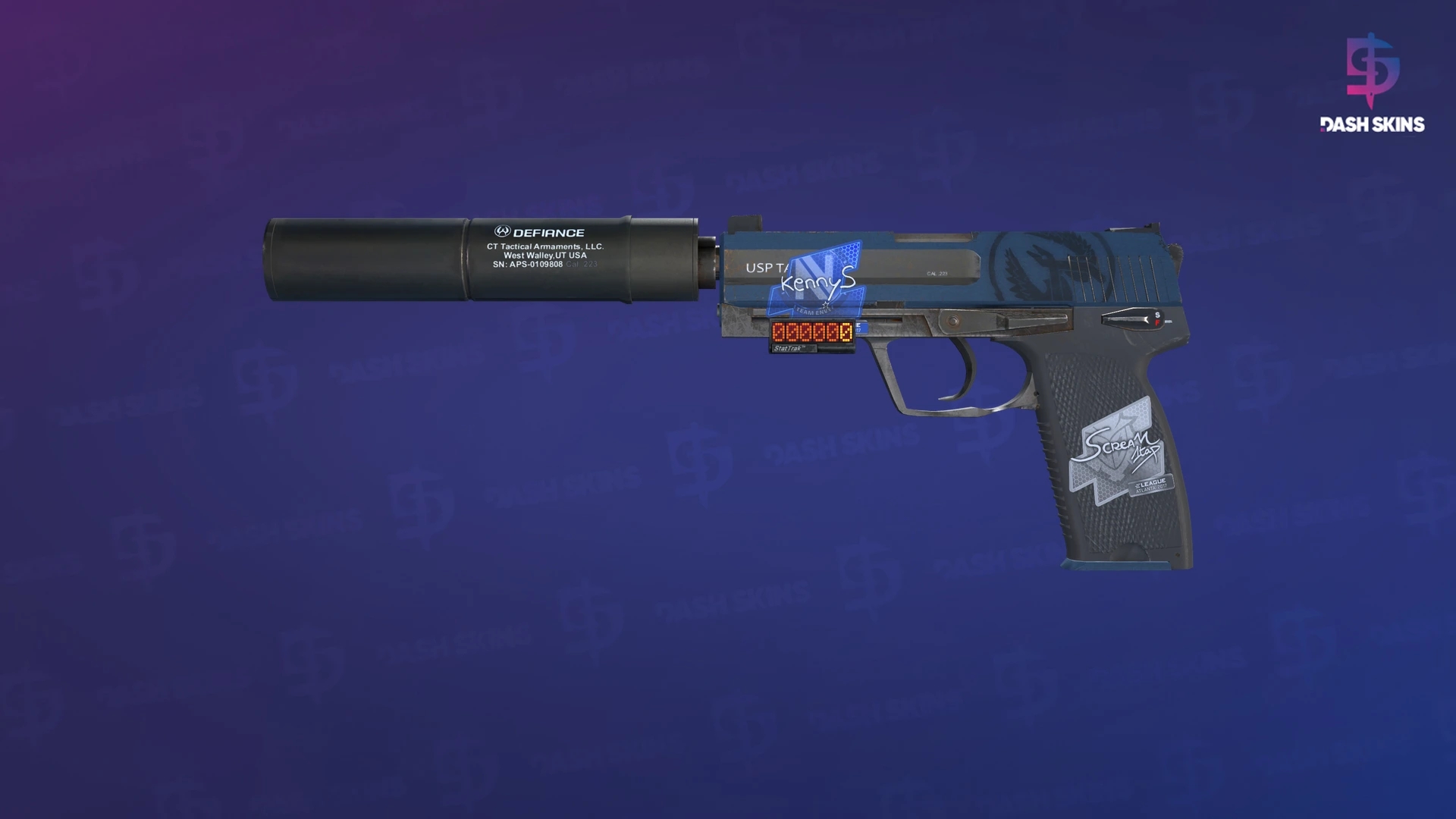 StatTrak™ USP-S | Guardian (Minimal Wear) Screenshot Playside