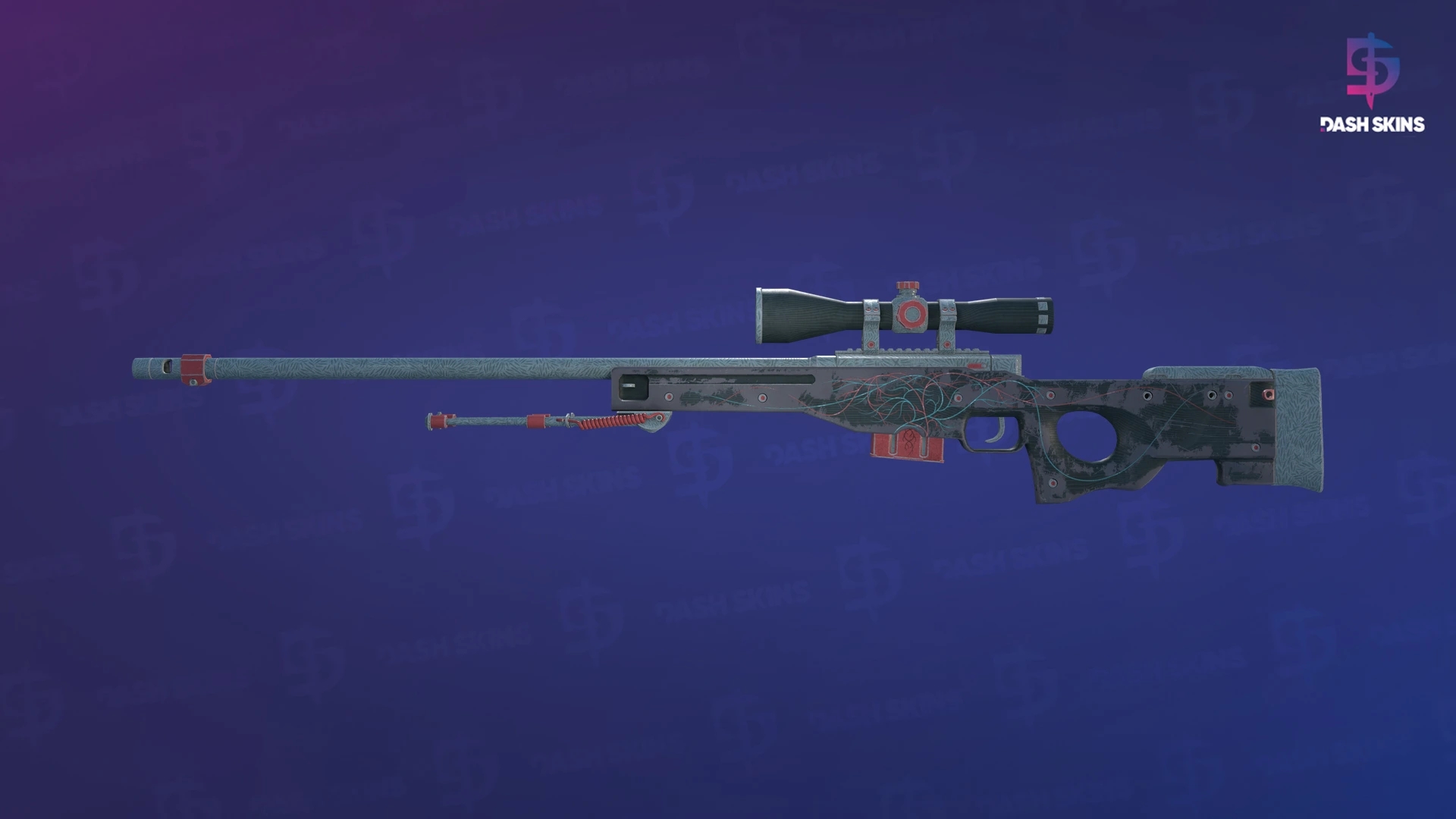 AWP | Capillary (Battle-Scarred) Screenshot Playside