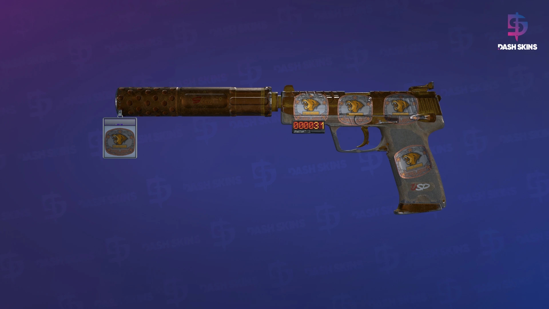 StatTrak™ USP-S | 27 (Battle-Scarred) Screenshot Playside