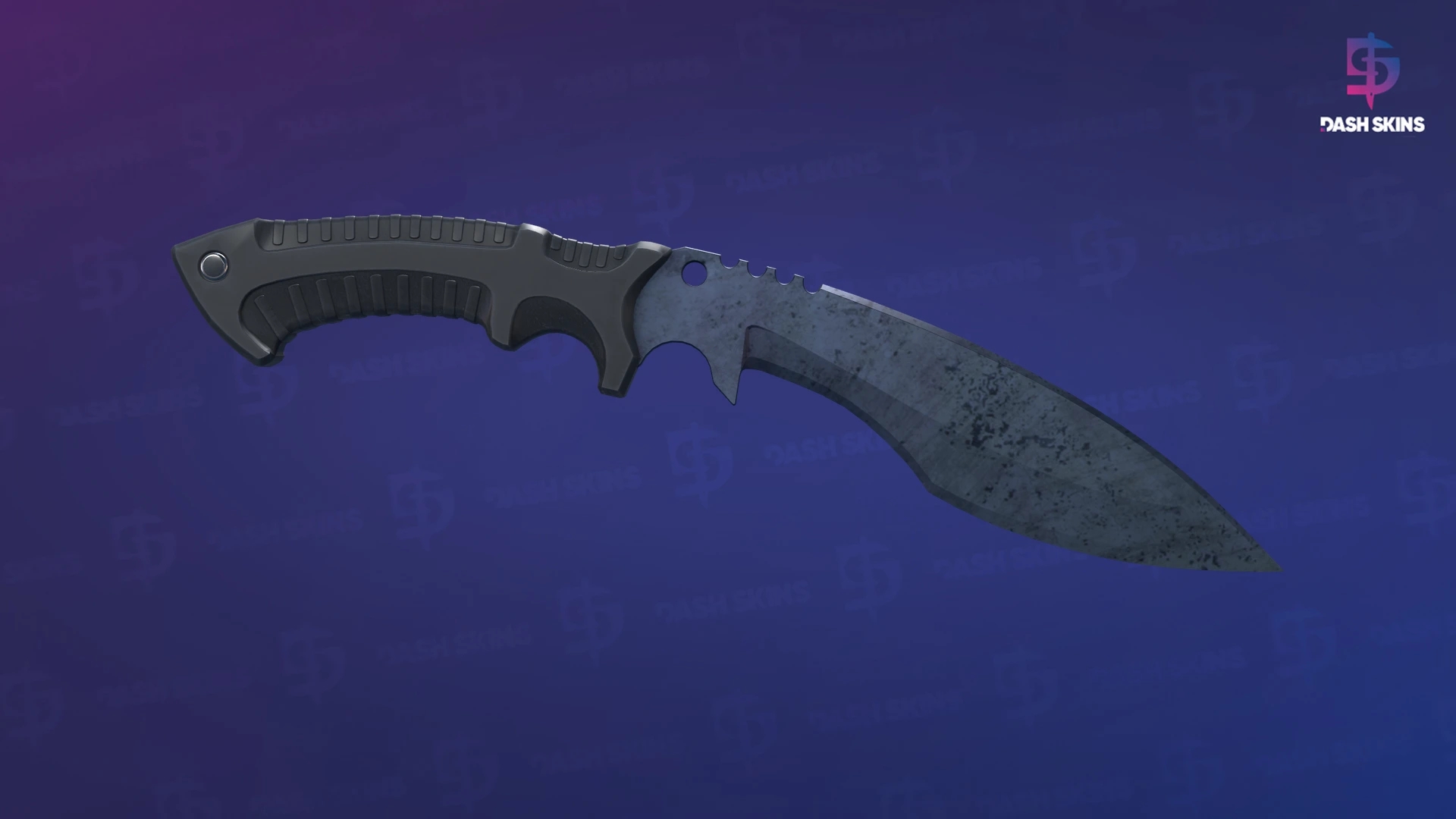 ★ Kukri Knife | Blue Steel (Field-Tested) Screenshot Playside