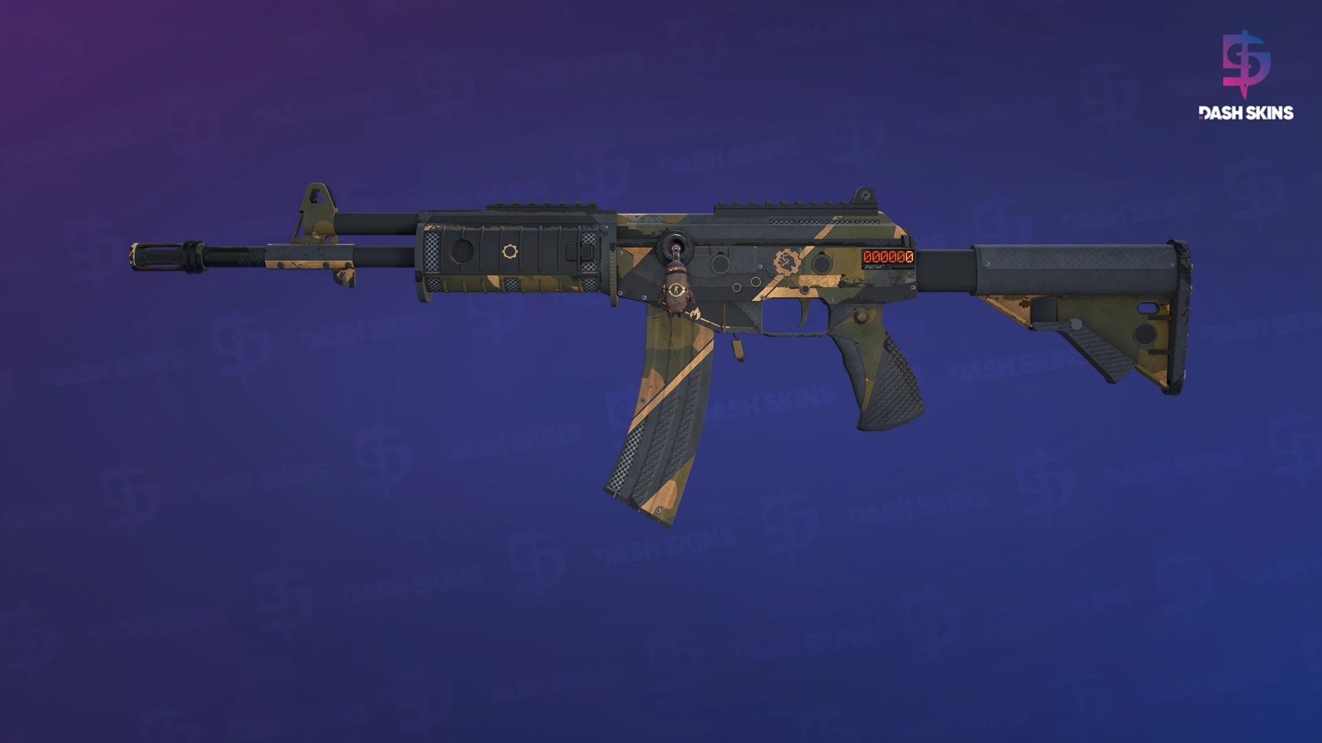 StatTrak™ Galil AR | Black Sand (Well-Worn) Screenshot Playside