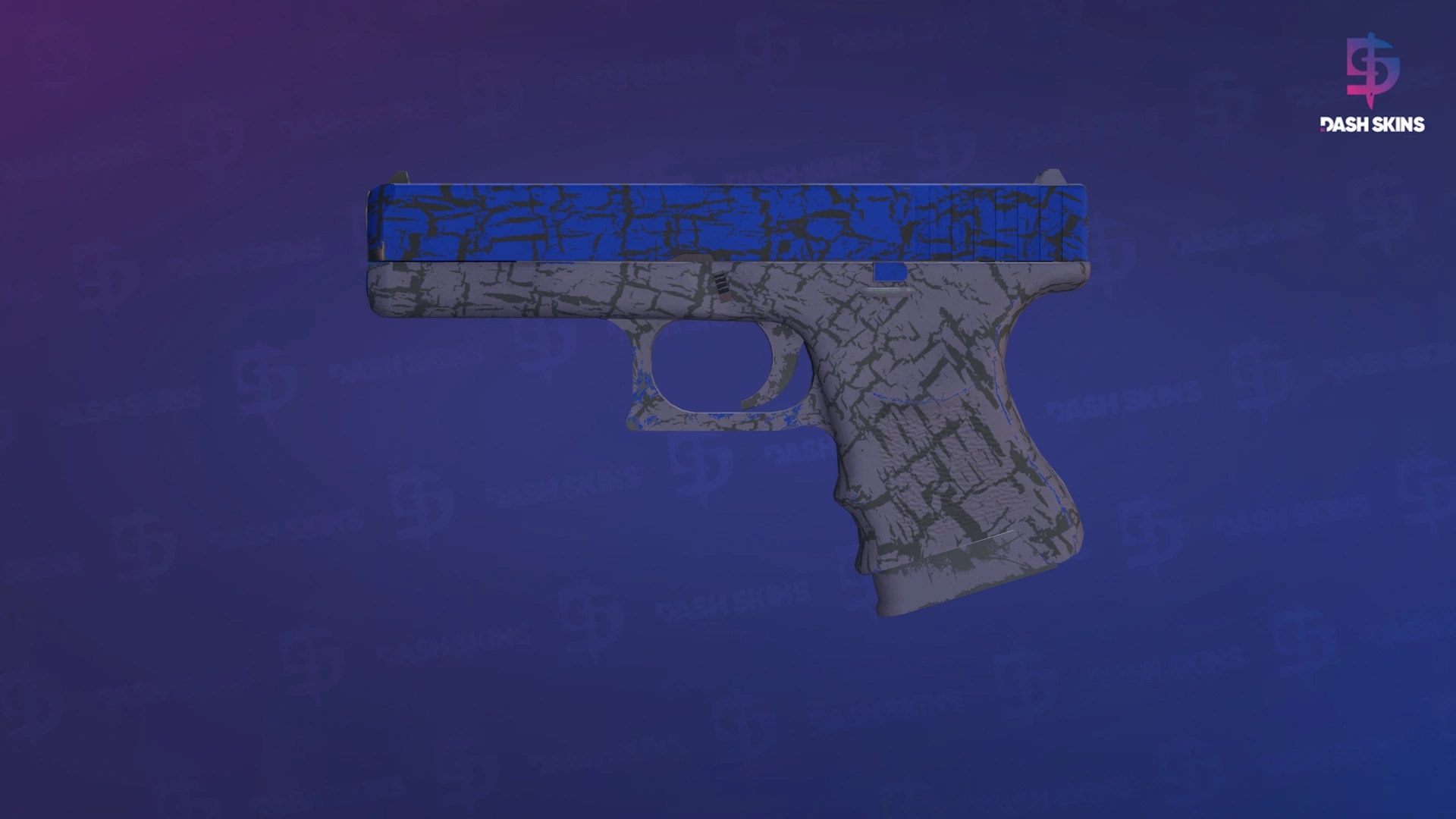 Glock-18 | Blue Fissure (Minimal Wear) Screenshot Playside