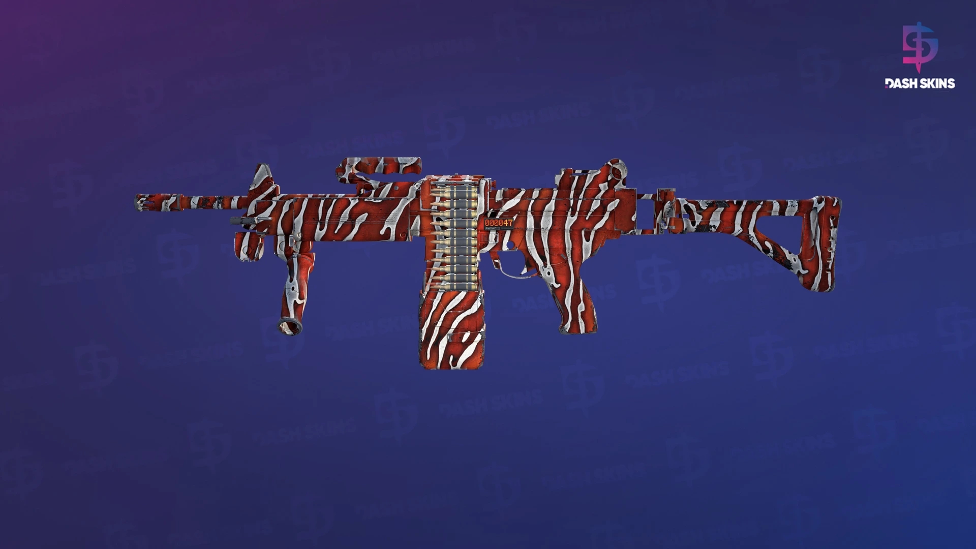 StatTrak™ Negev | Lionfish (Minimal Wear) Screenshot Playside