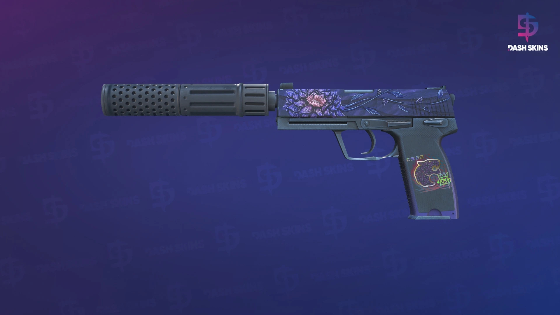USP-S | Black Lotus (Minimal Wear) Screenshot Playside