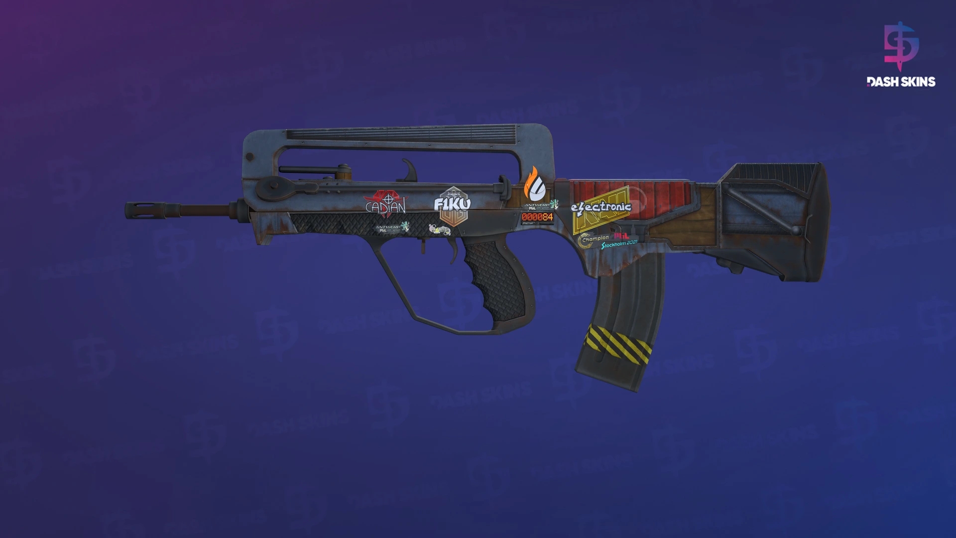 StatTrak™ FAMAS | Decommissioned (Well-Worn) Screenshot Playside