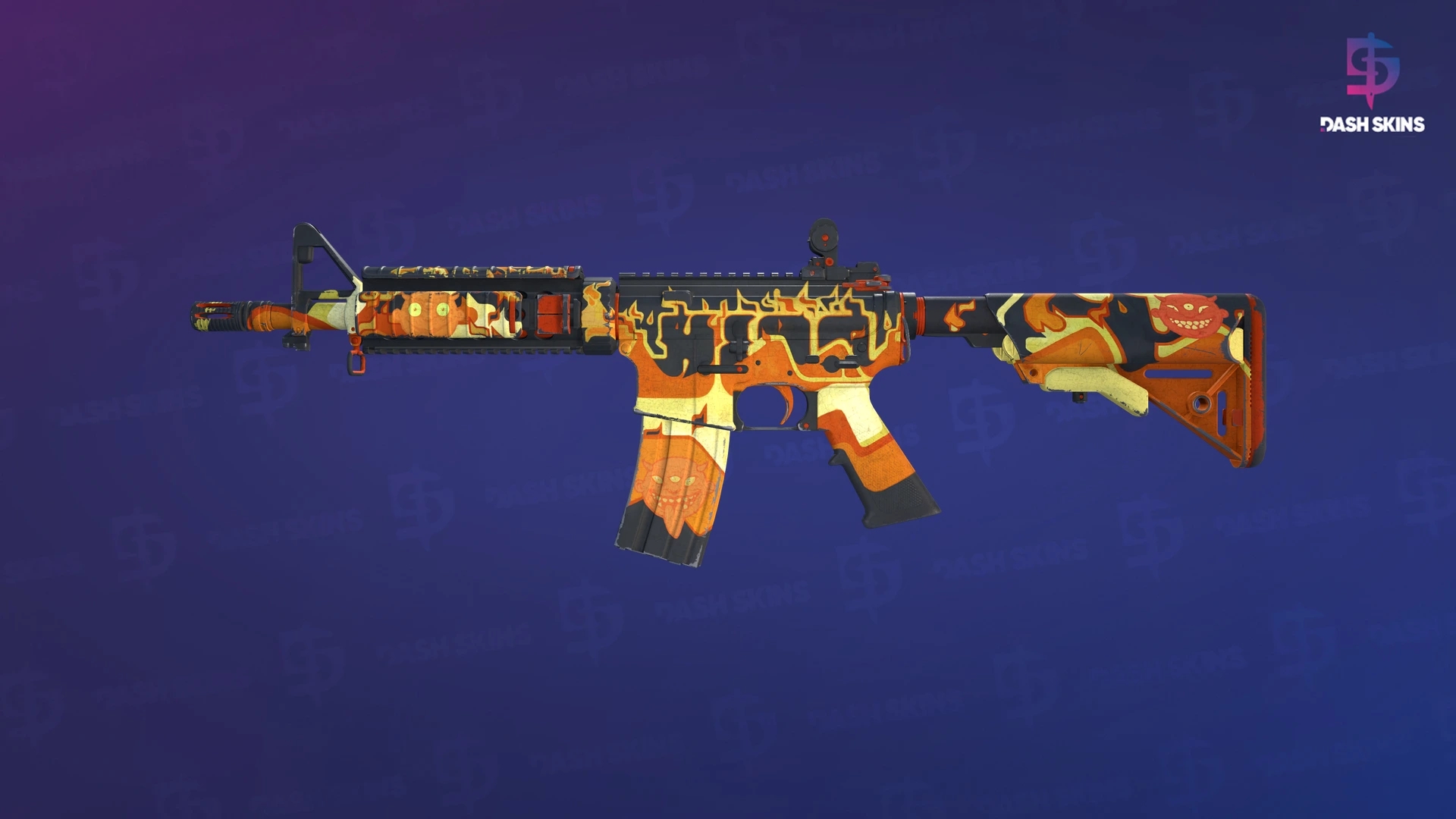 M4A4 | Hellish (Well-Worn) Screenshot Playside