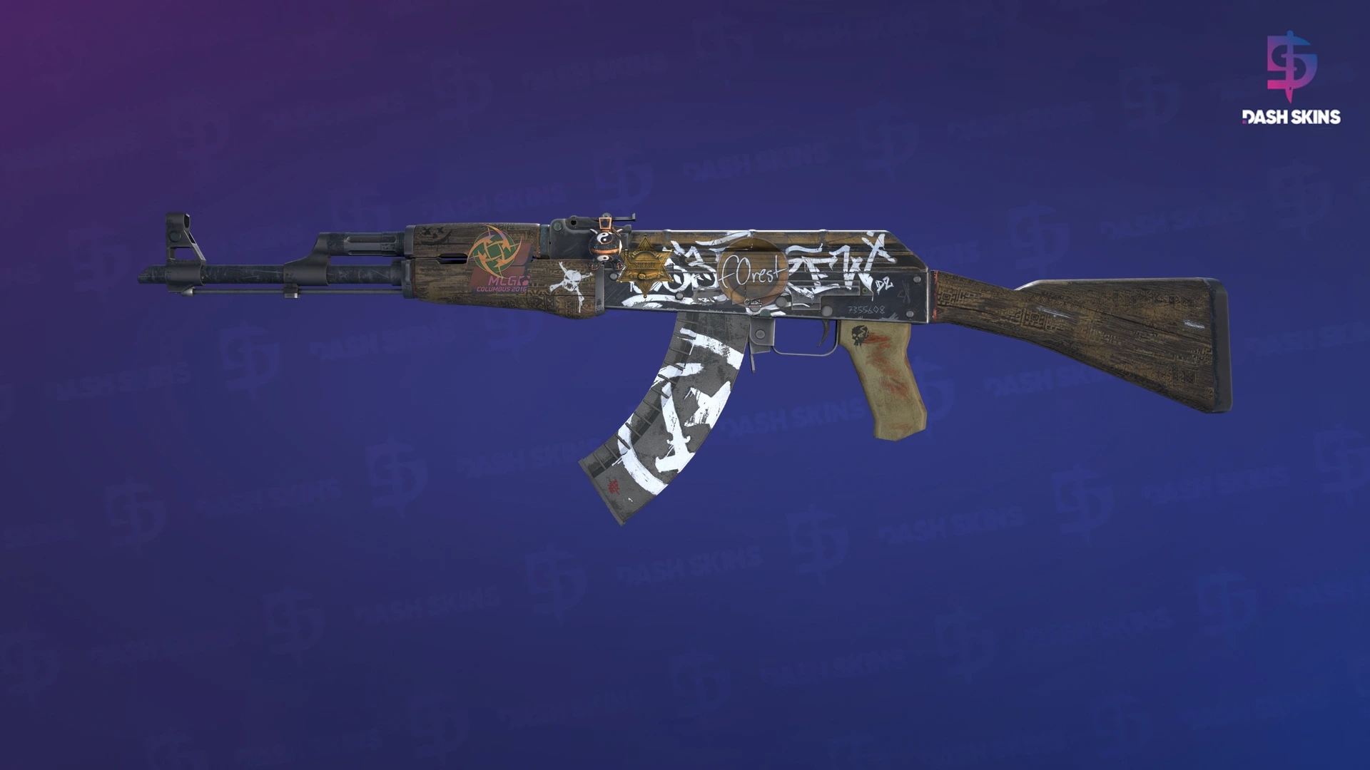 AK-47 | Wasteland Rebel (Field-Tested) Screenshot Playside