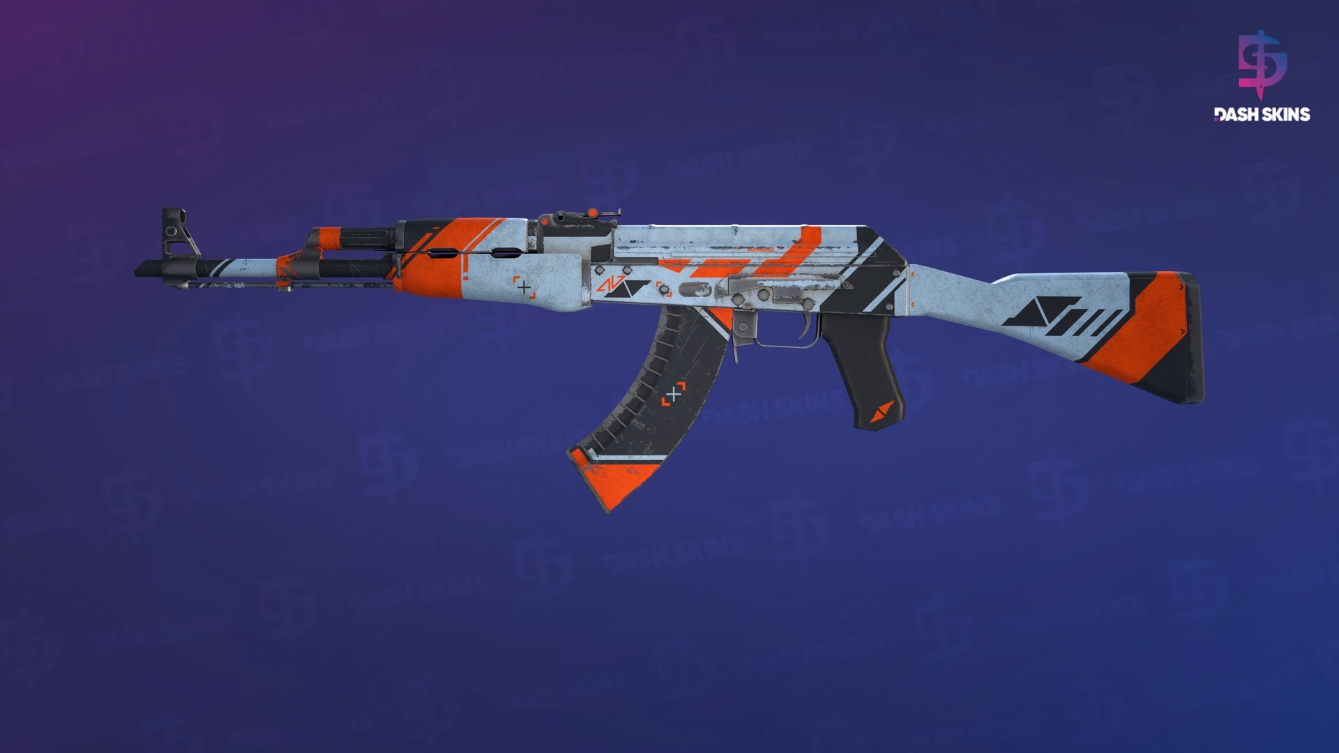 AK-47 | Asiimov (Battle-Scarred) Screenshot Playside