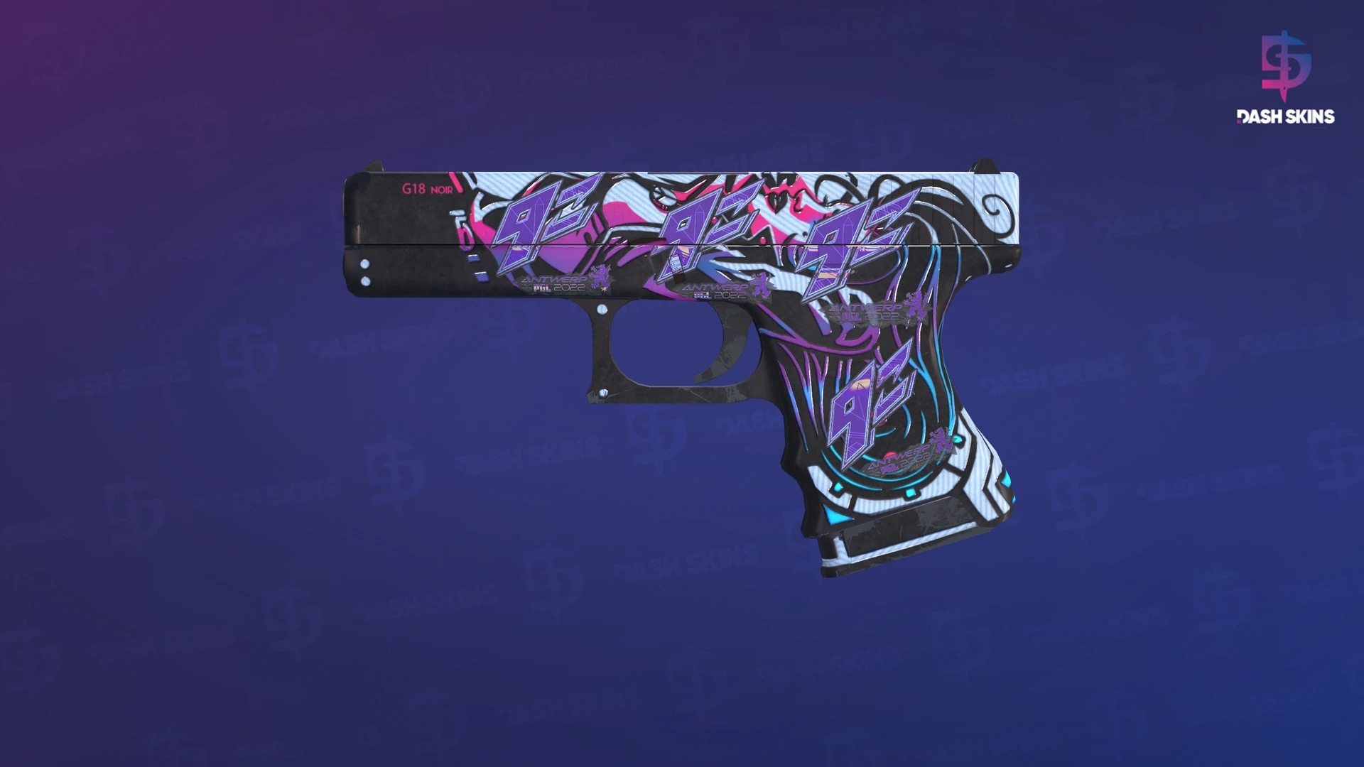 Glock-18 | Neo-Noir (Minimal Wear) Screenshot Playside