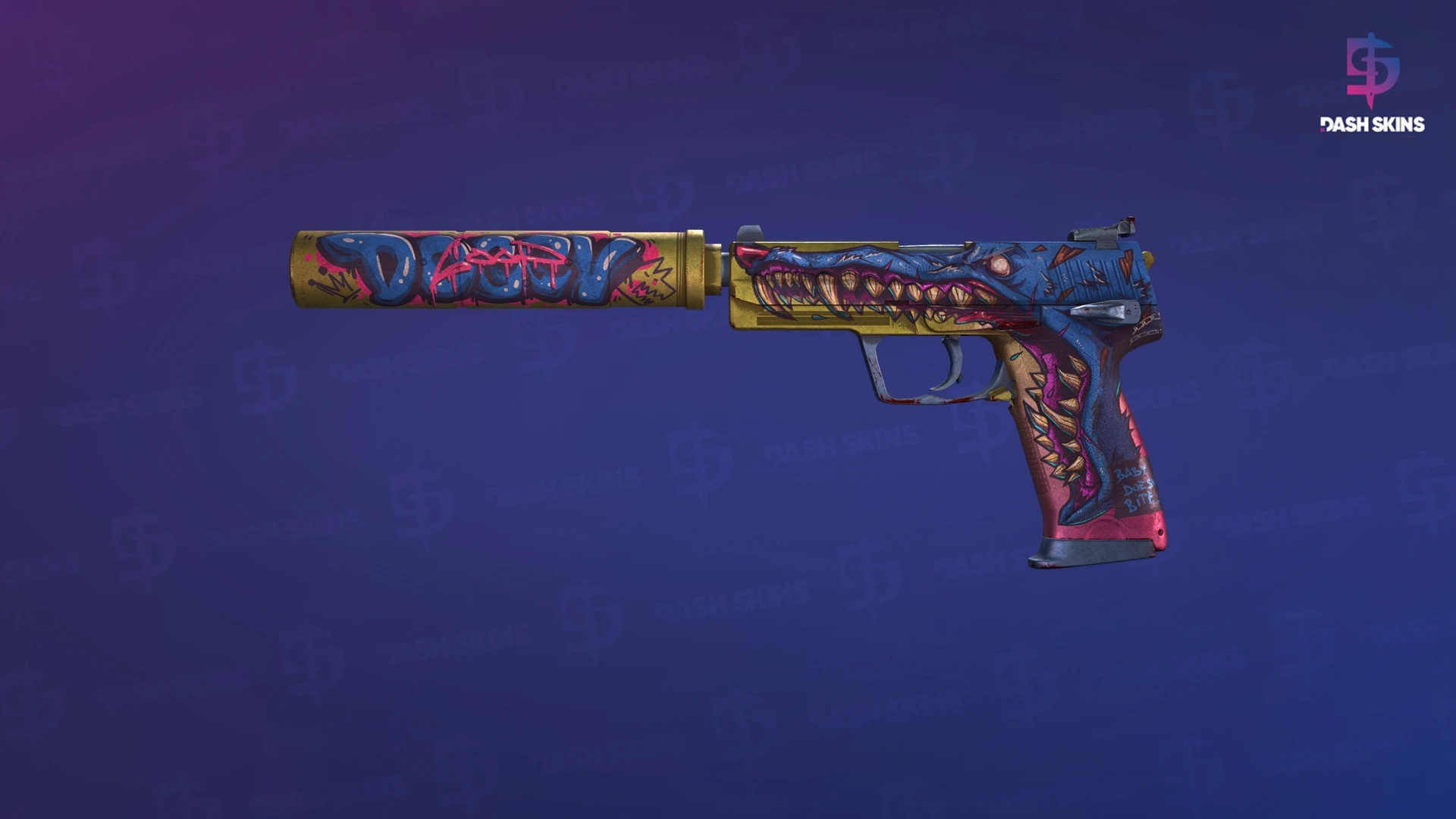 USP-S | Jawbreaker (Battle-Scarred) Screenshot Playside