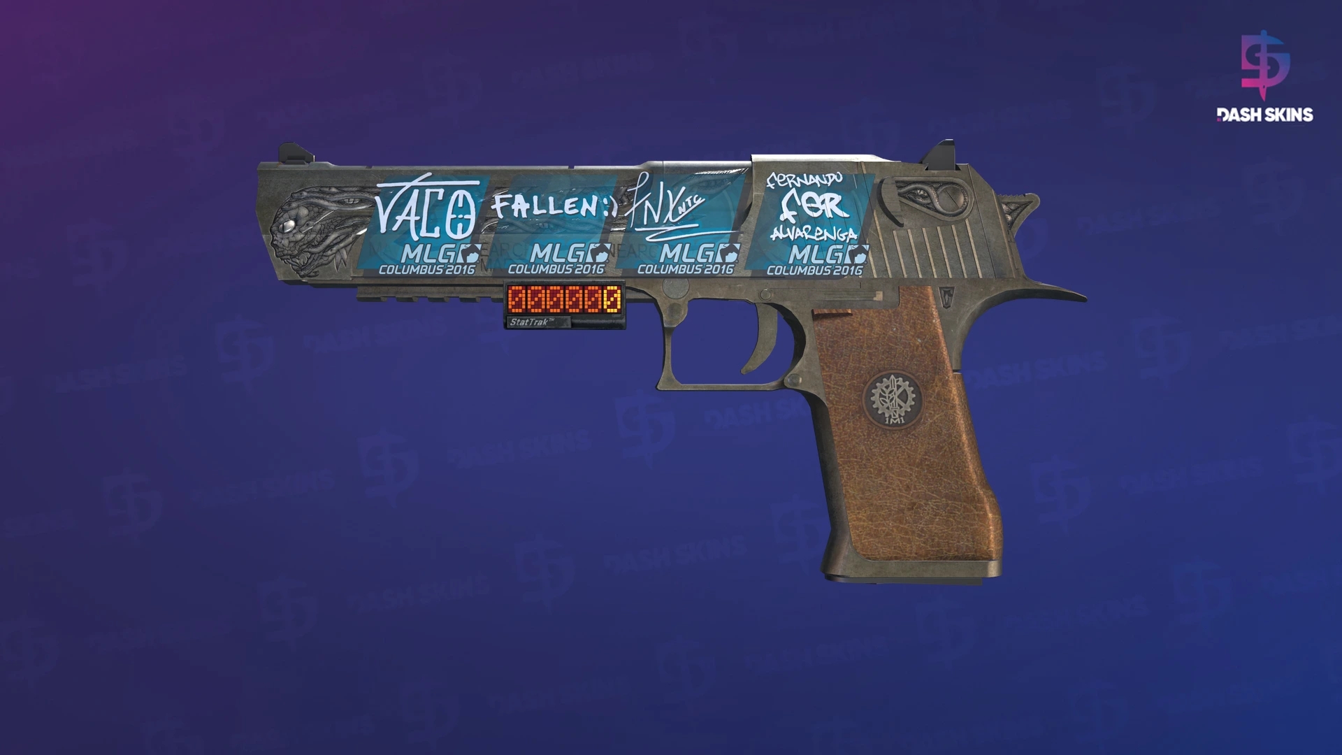 StatTrak™ Desert Eagle | Naga (Well-Worn) Screenshot Playside
