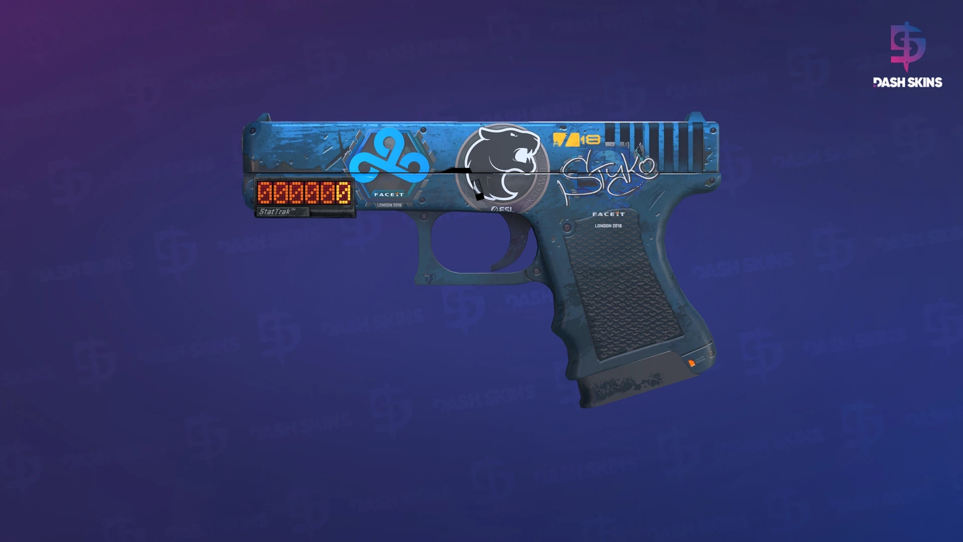StatTrak™ Glock-18 | Off World (Field-Tested) Screenshot Playside
