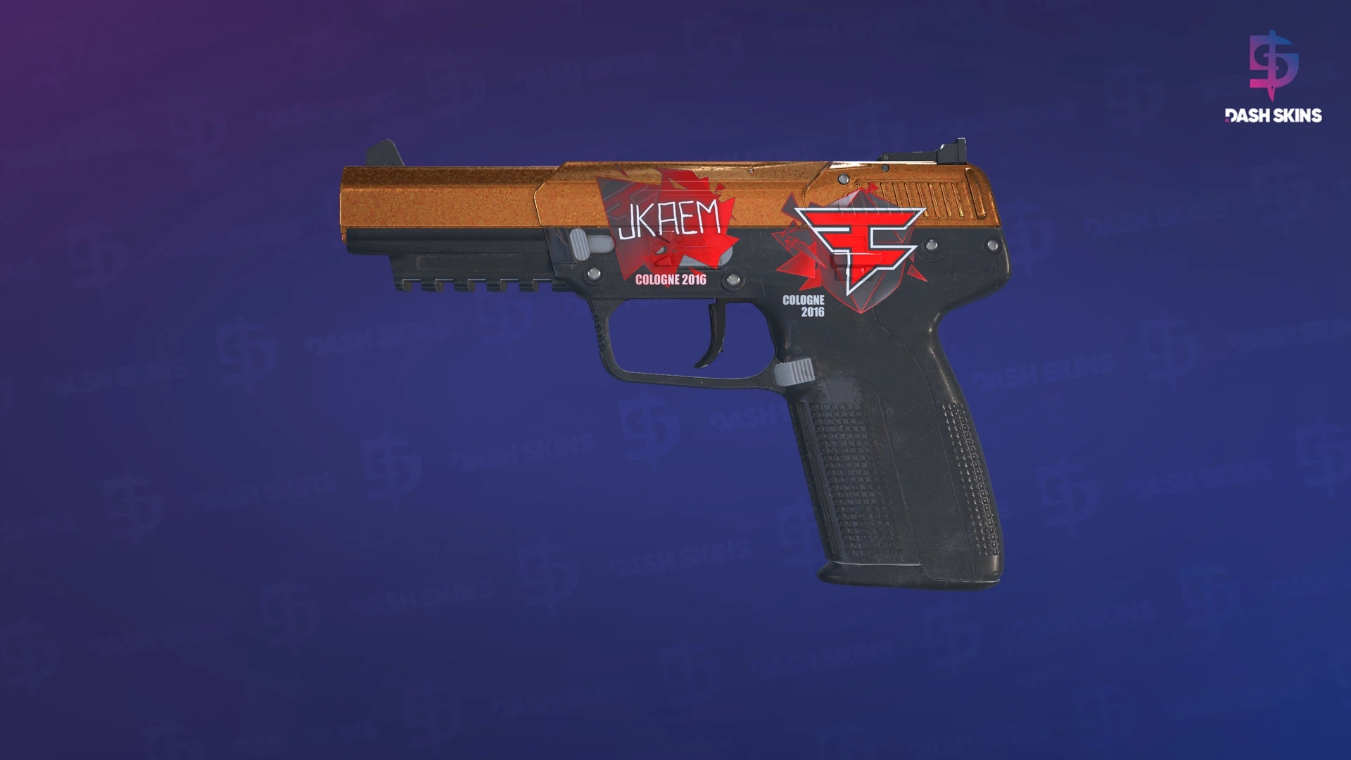 Five-SeveN | Copper Galaxy (Factory New) Screenshot Playside