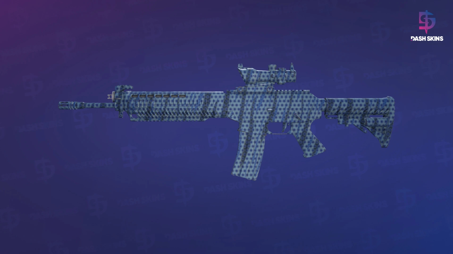 SG 553 | Waves Perforated (Factory New) Screenshot Playside