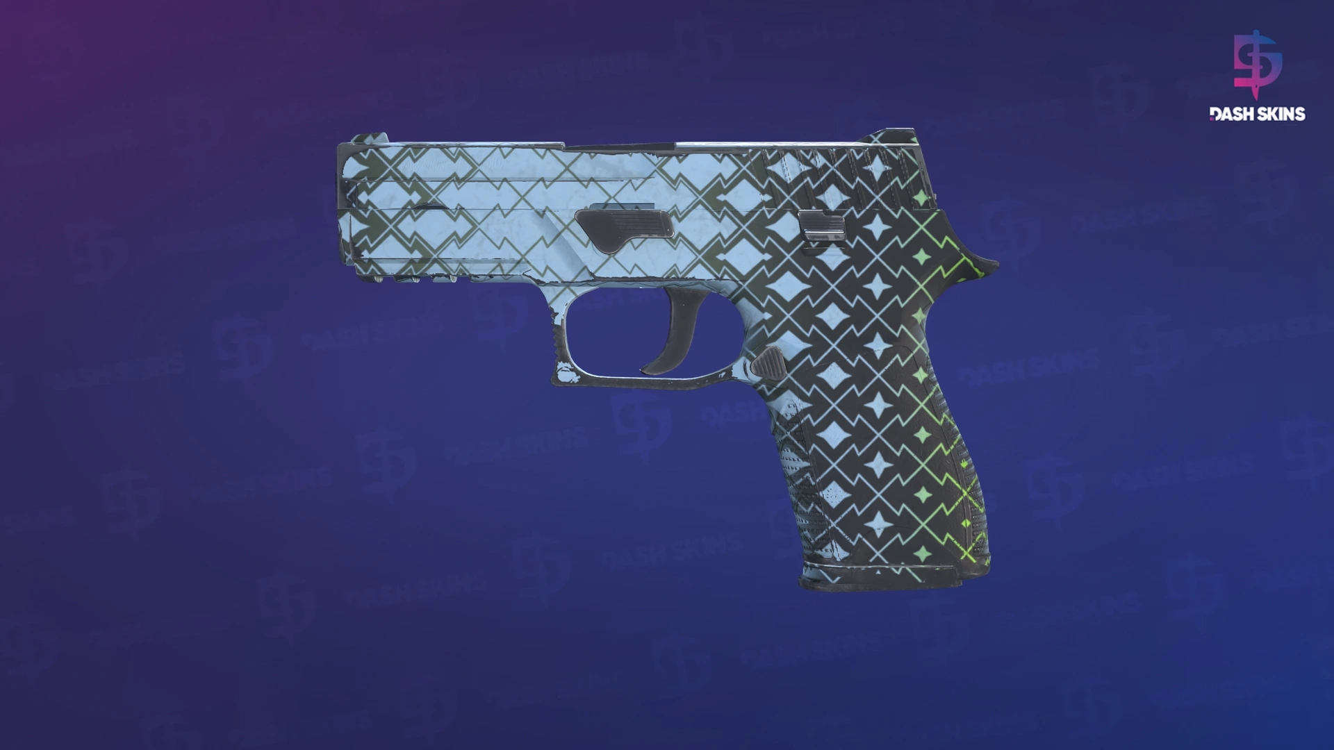 P250 | Mint Kimono (Minimal Wear) Screenshot Playside