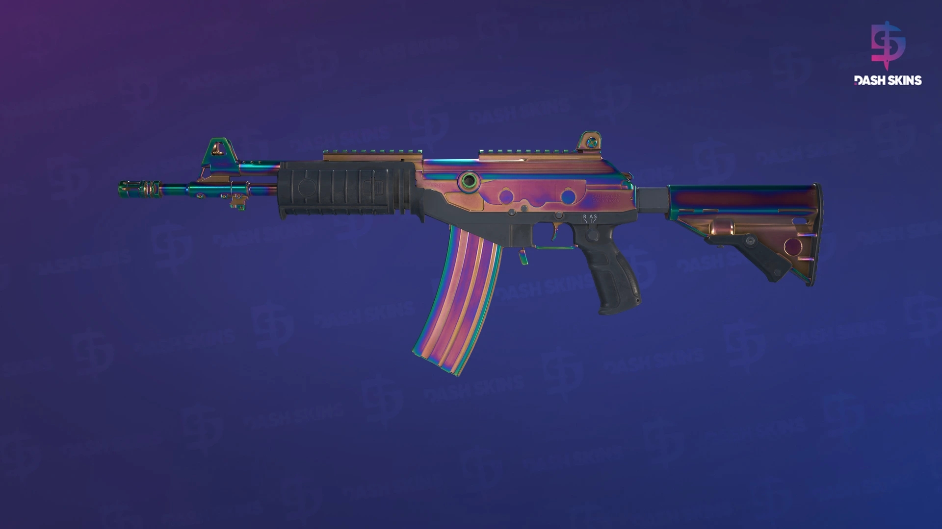 Galil AR | Rainbow Spoon (Minimal Wear) Screenshot Playside